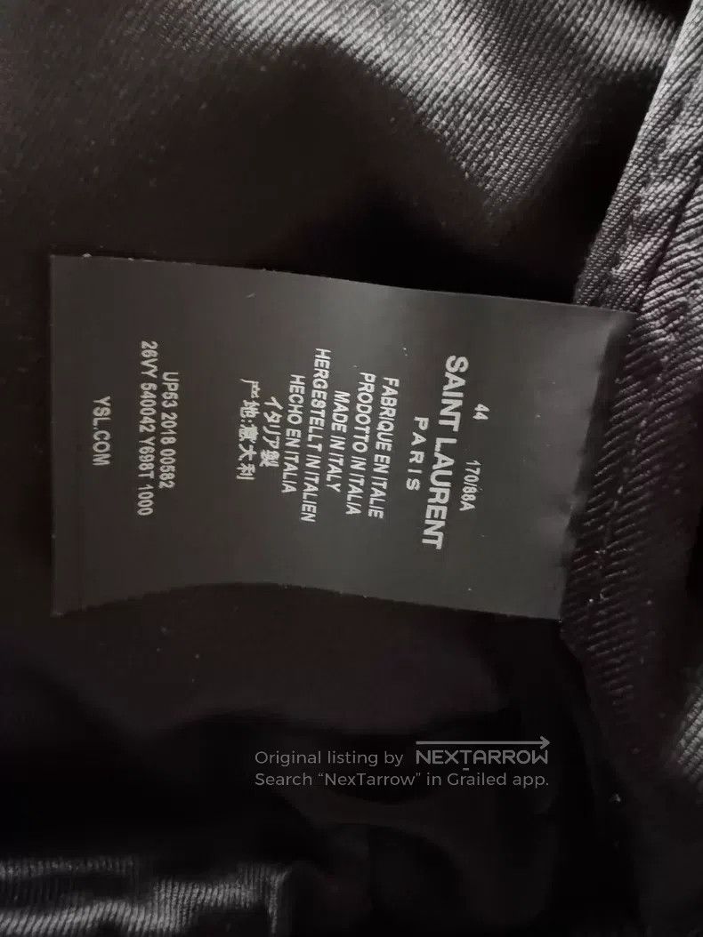 Saint Laurent Paris Saint Laurent Paris Snake Skin Patchwork Jacket i Size US S / EU 44-46 / 1 - 5 Thumbnail