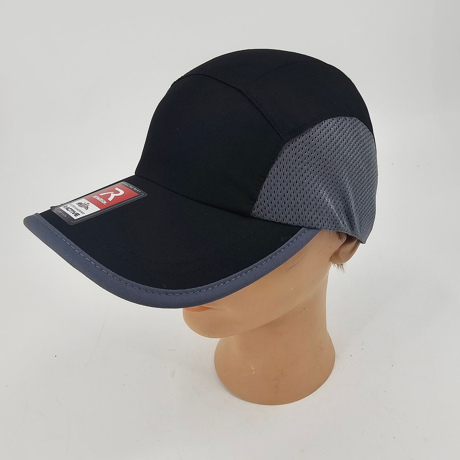 Richardson Richardson Active Model 150 Black Gray Cap Hat OS Size ONE SIZE - 2 Thumbnail