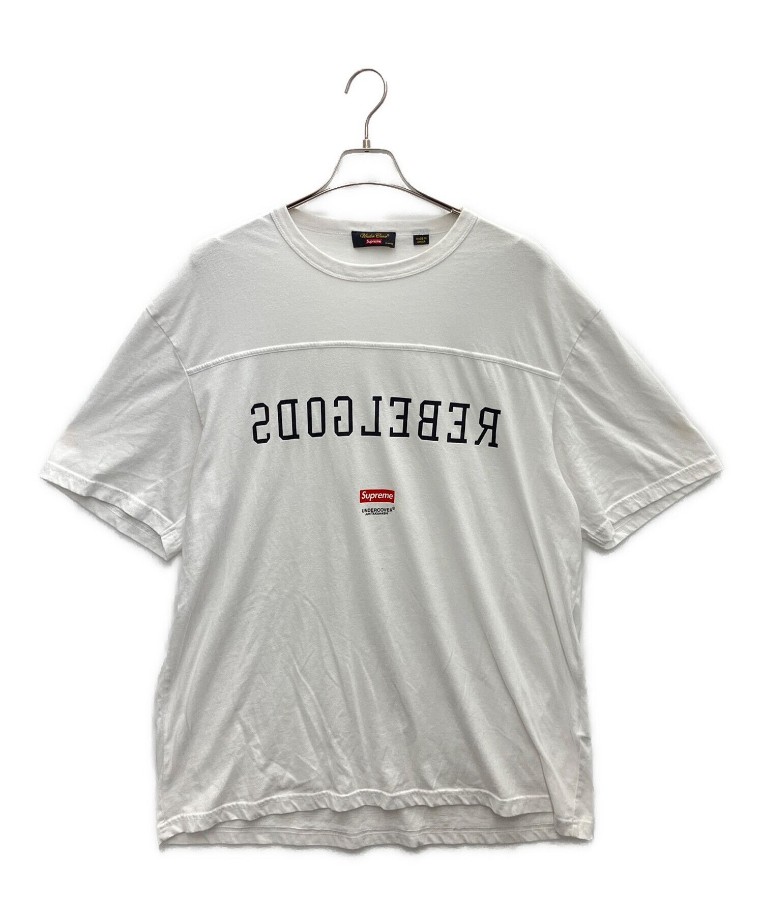SUPREME × UNDERCOVER REBELGOODS FOOTBALL T-shirt White XL