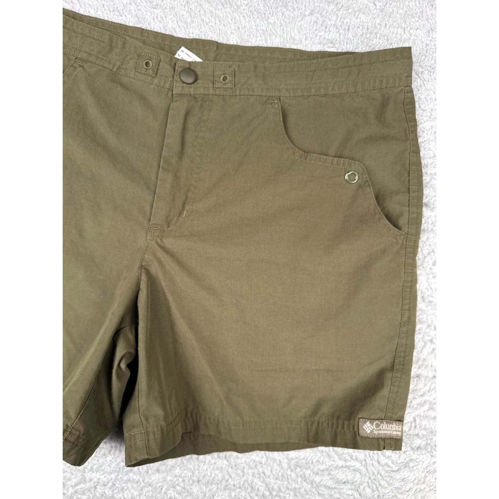 Vintage VINTAGE Columbia Shorts Women Regular Green Cotton Blend 34x5 Read Me Read Me Size 32" / US 10 / IT 46 - 3 Thumbnail