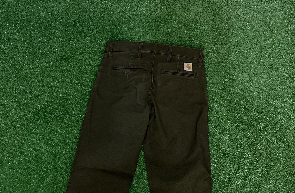 Carhartt × Carhartt Wip × Vintage Vintage Carhartt Straight Fit Chino Sid Pants Size US 29 - 2 Thumbnail