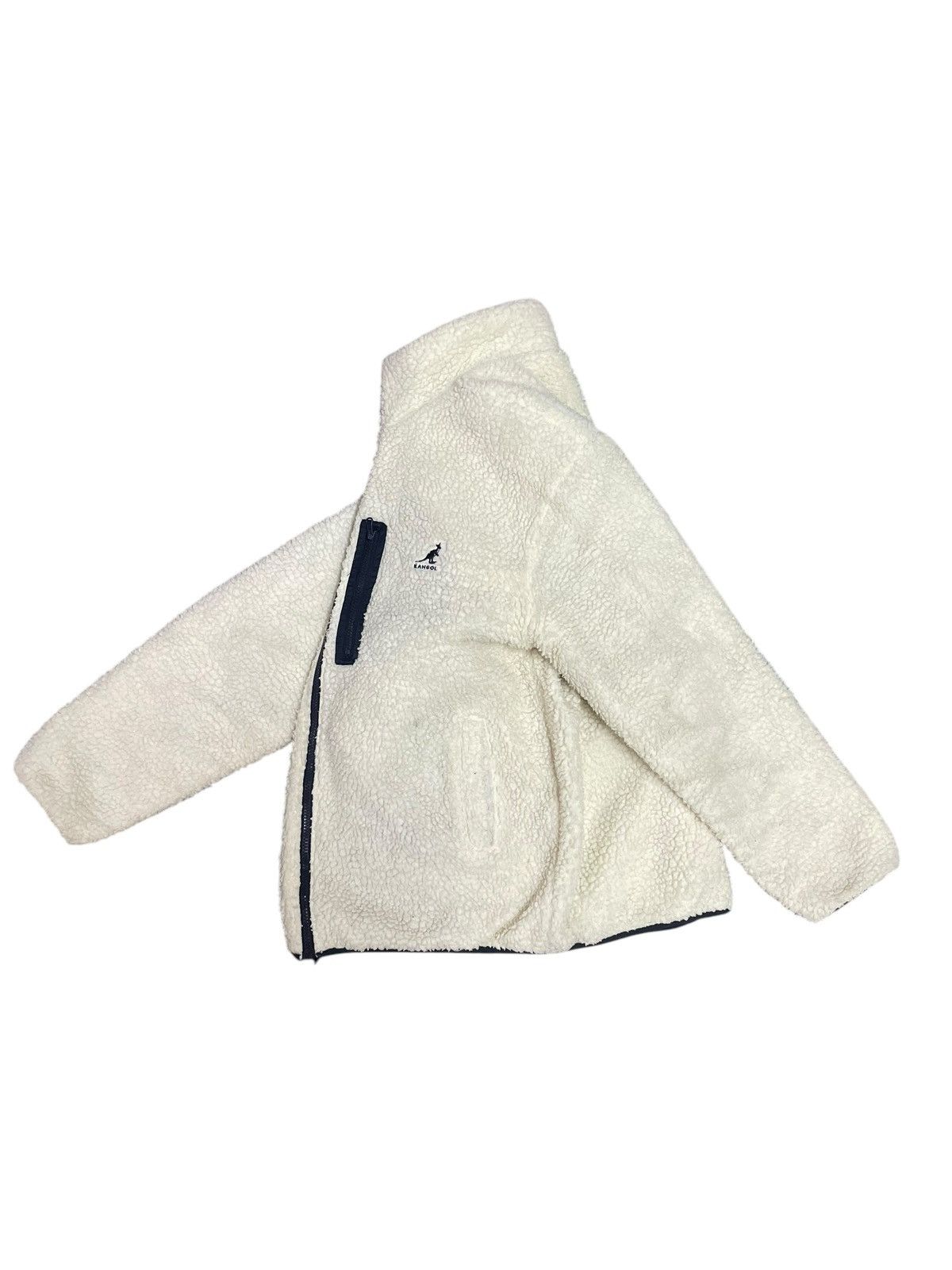 Kangol Vintage Y2K Kangol Fluffy Sherpa Reversible Gorpcore Jacket Size US L / EU 52-54 / 3 - 3 Thumbnail
