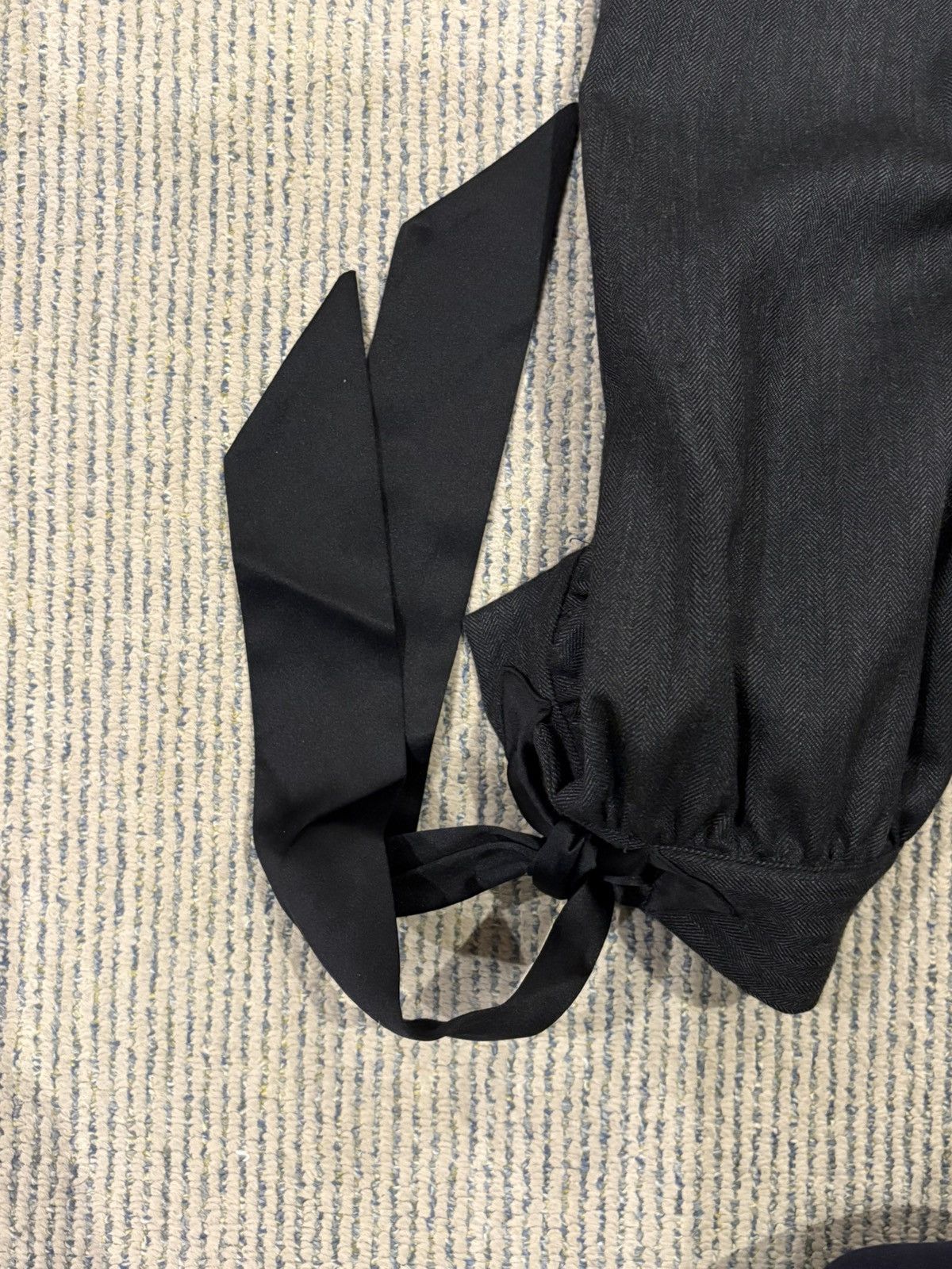Maison Margiela FW20 Runway Cropped Bow Detail Pants Size US 32 / EU 48 - 3 Thumbnail