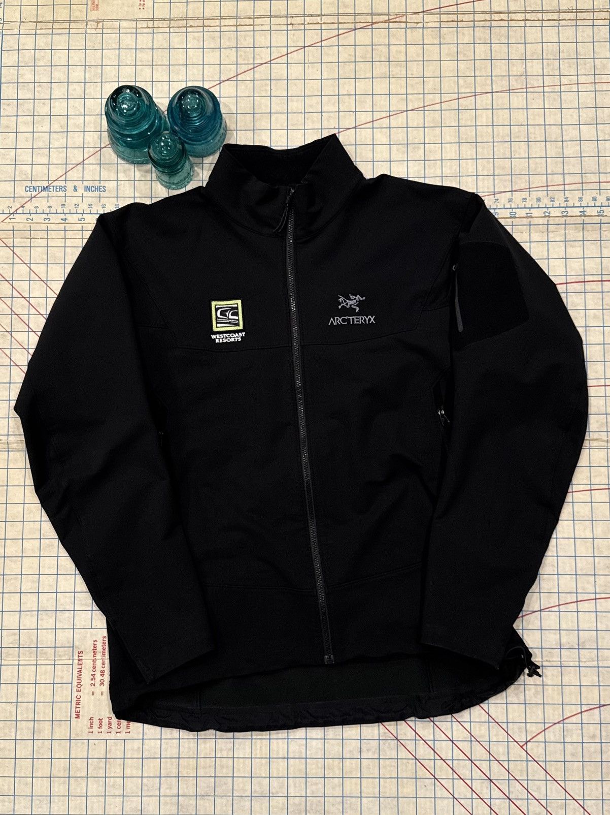 Arc’teryx Gamma LT Soft Shell Jacket Mens XL Black Branding