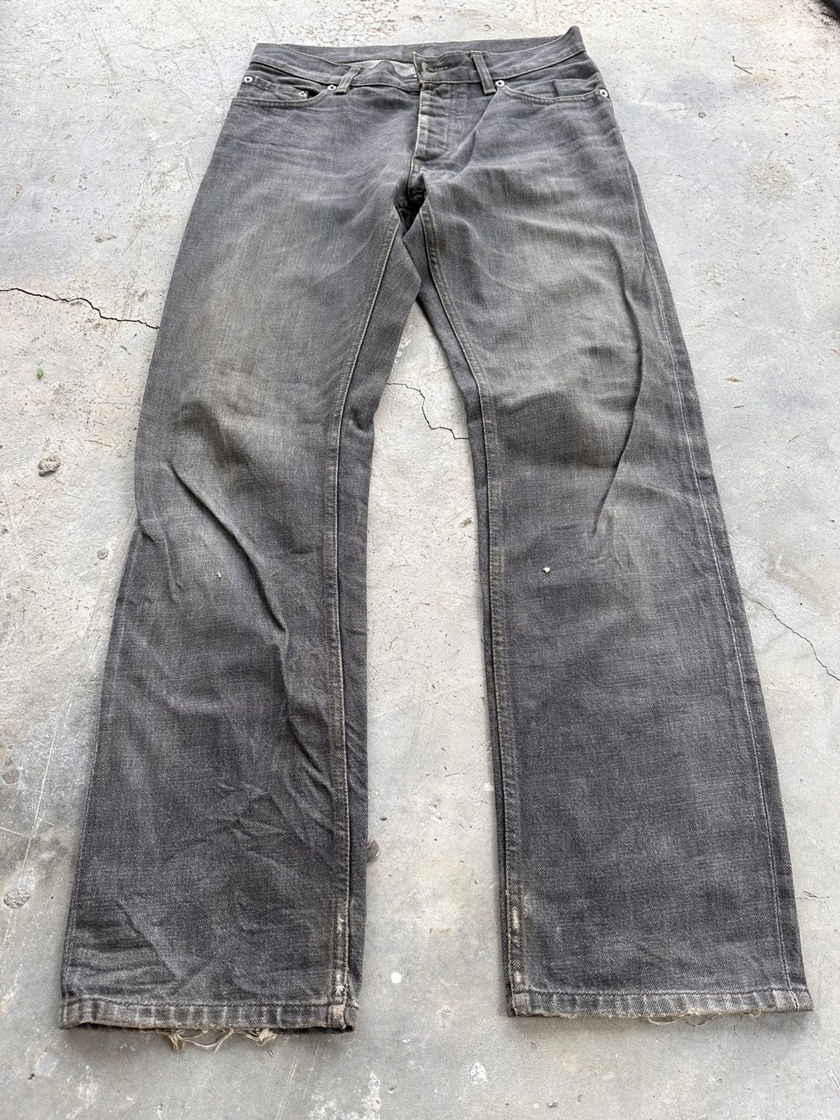 Helmut Lang Classic Raw Denim vintage Wash Fade