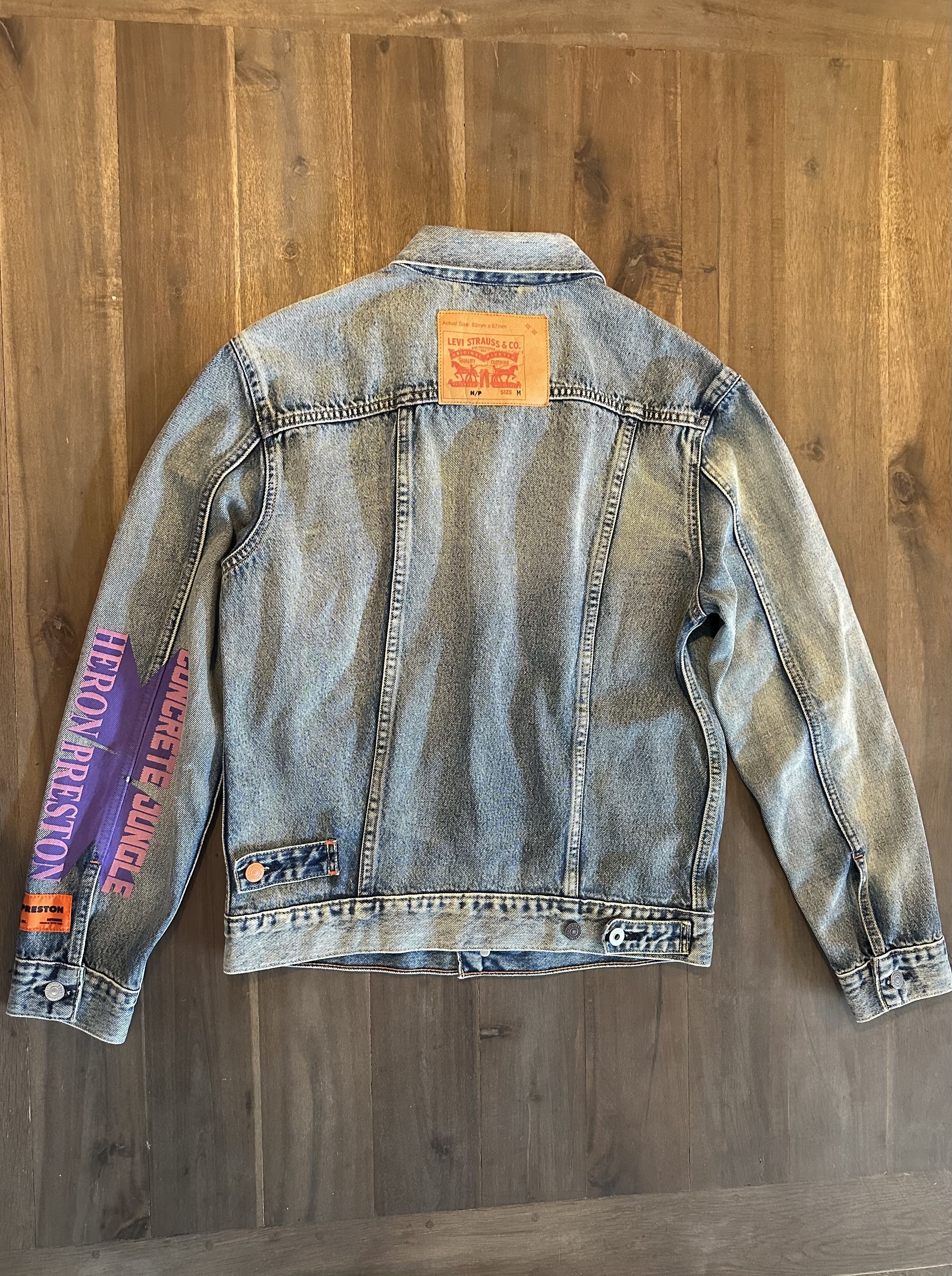 Heron Preston × Levi's Heron Preston Denim Tracker Jacket Size US M / EU 48-50 / 2 - 3 Thumbnail