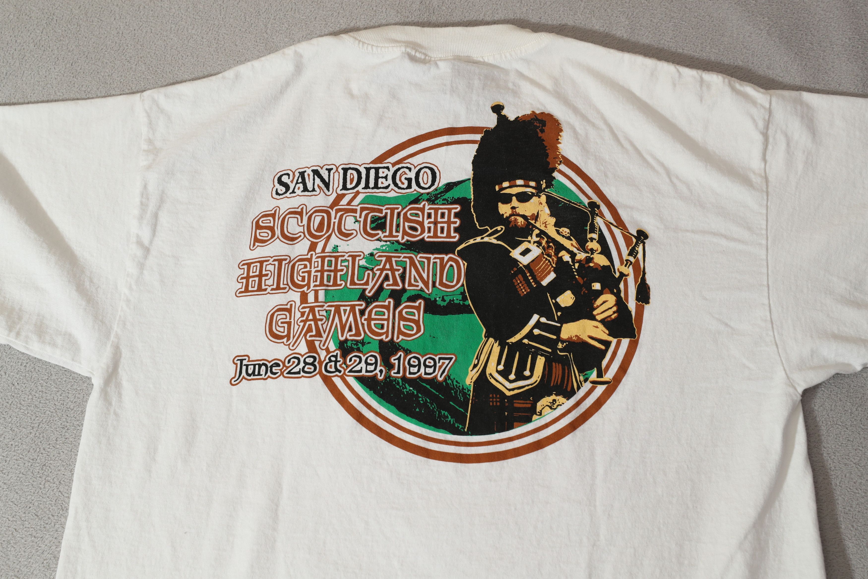Trinity The Label × Vintage Vintage San Diego Scottish Highland Games 1997 Tee (XL) Size US XL / EU 56 / 4 - 9 Thumbnail