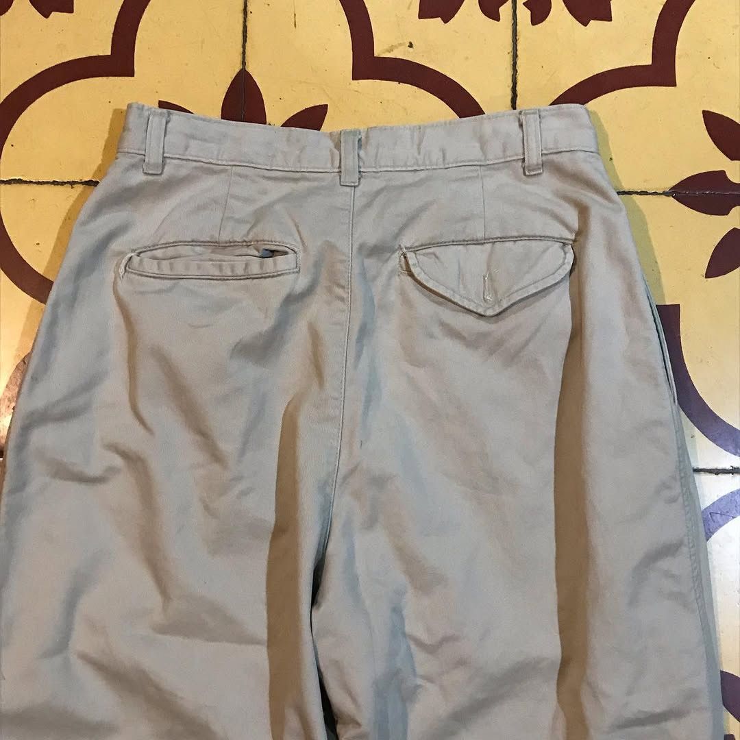 L.L. Bean × Vintage Vintage LL Bean 8 petite Chinos Khakis brown Trouser Pants Size US 32 / EU 48 - 9 Thumbnail