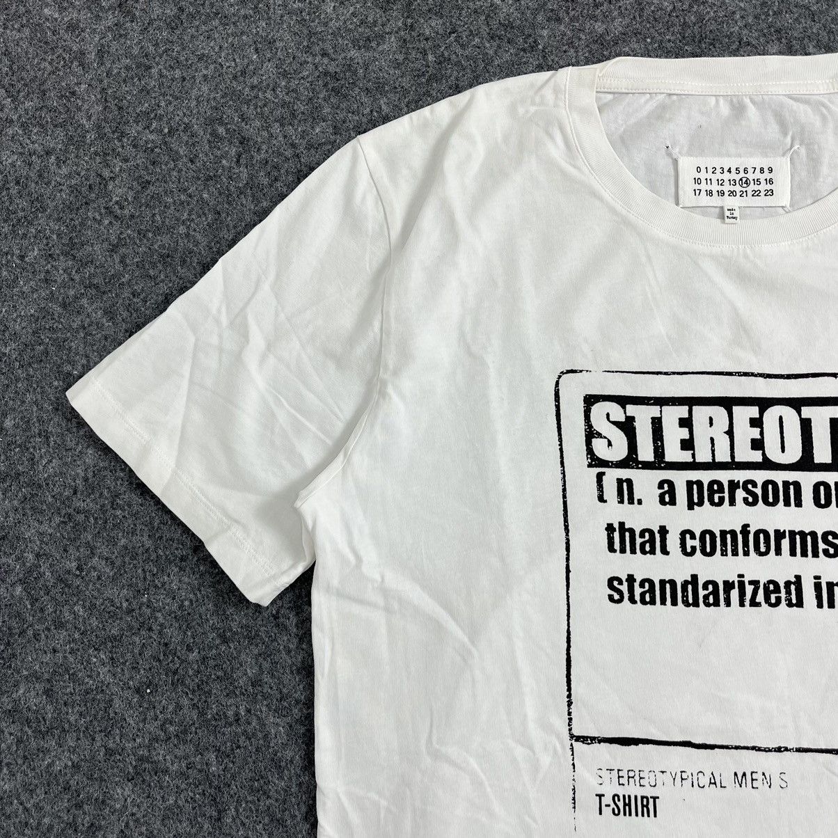 Rare Maison Margiela Stereotype White T-shirt