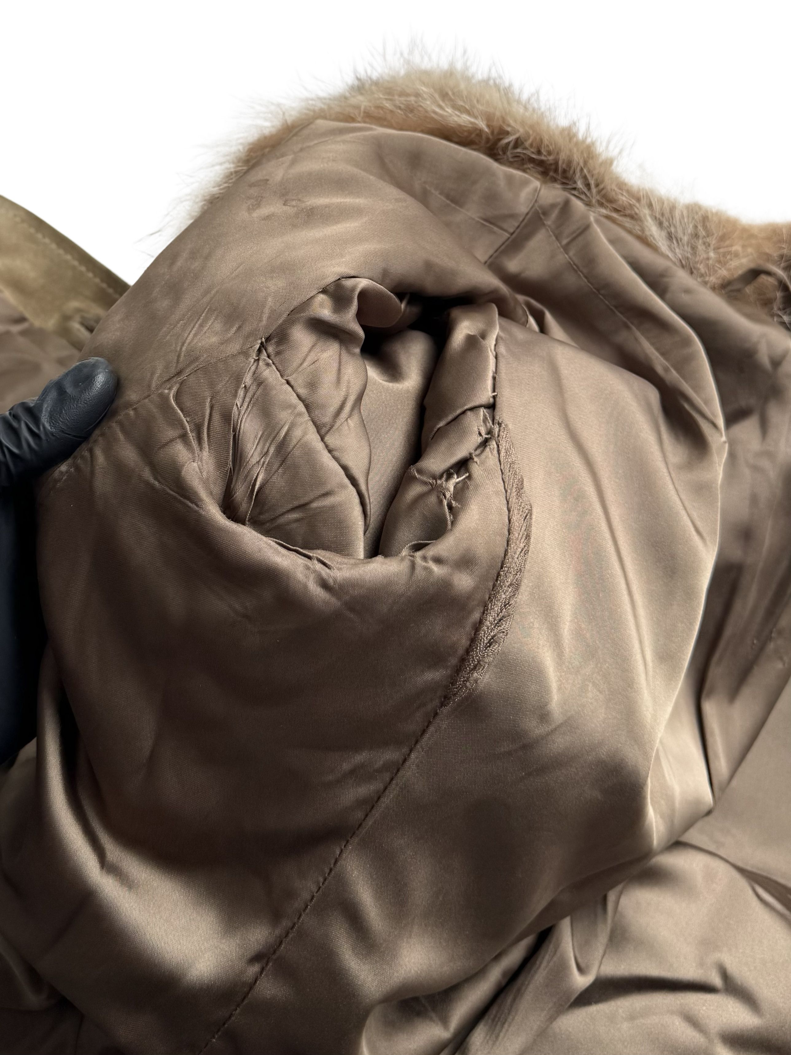 Vintage Vintage Real Suede Coat With Real Fur Details Size M / US 6-8 / IT 42-44 - 17 Thumbnail