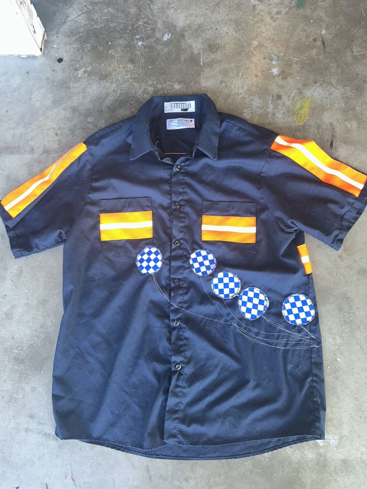 Other 1/1 Your World EKG sticker patch reflective work shirt Size US L / EU 52-54 / 3 - 4 Thumbnail