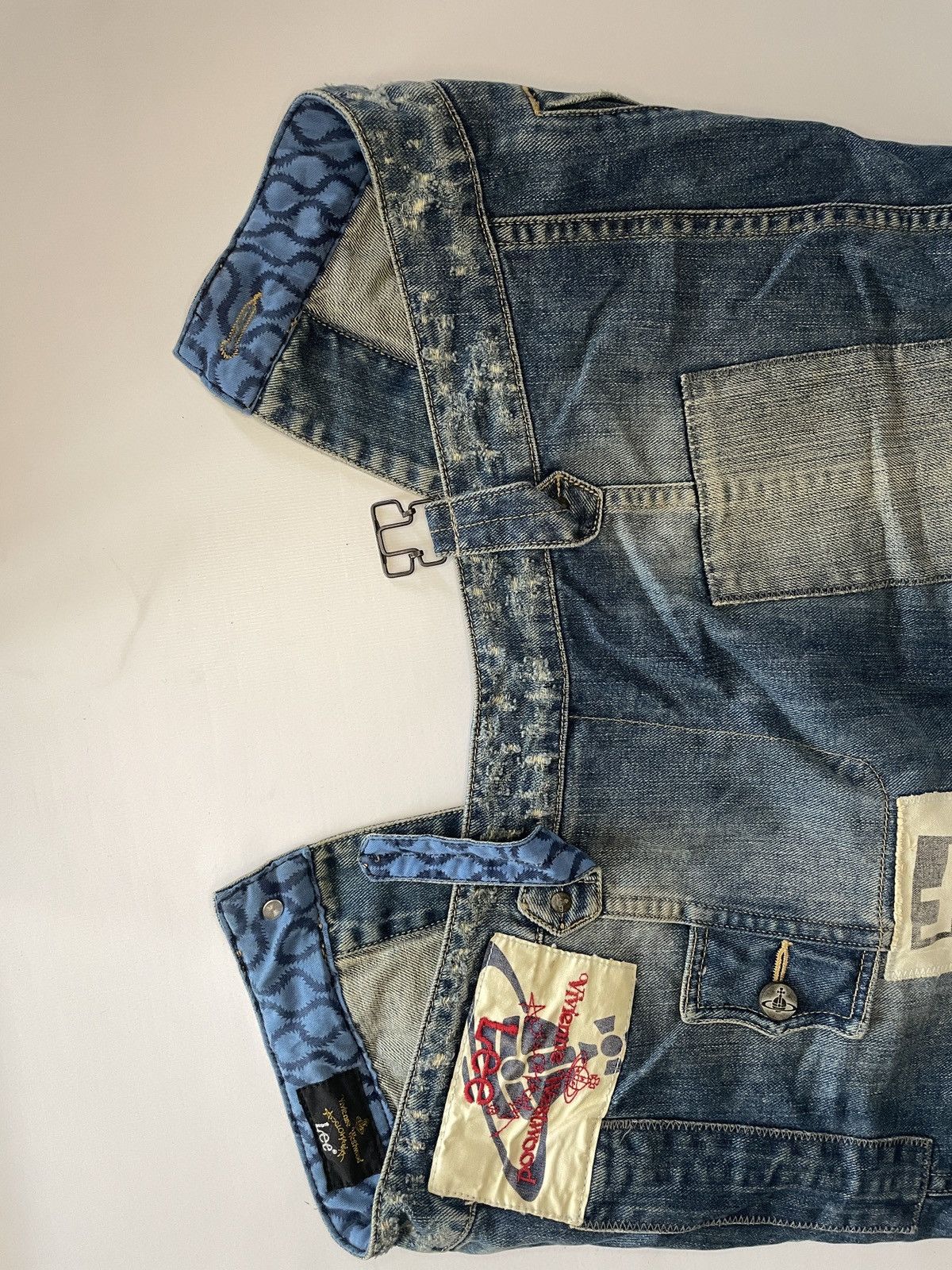 Lee × Vivienne Westwood Vivienne Westwood Anglomania x Lee Punk Denim Vest Size US S / EU 44-46 / 1 - 6 Thumbnail