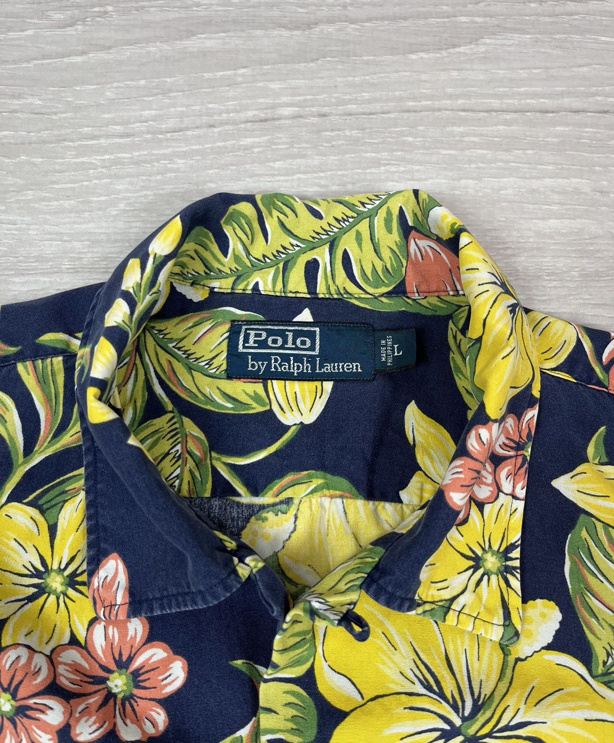 Polo Ralph Lauren Polo Ralph Lauren Vintage Hawaiian Floral Print Button Shirt Size US L / EU 52-54 / 3 - 8 Thumbnail