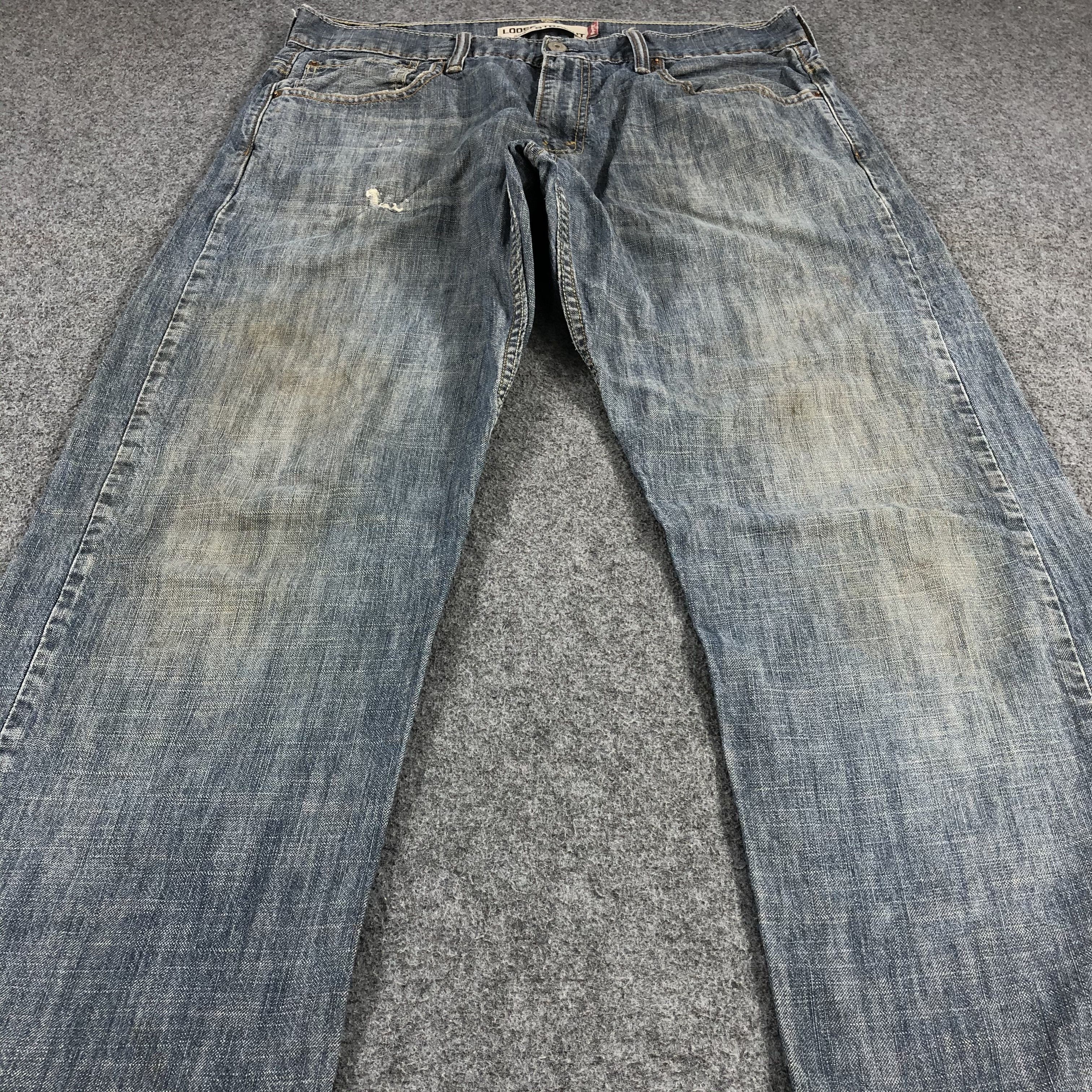 Levi's × Vintage Vintage Mud Wash Levis 569 Jeans-JM1329 Size US 35 - 3 Thumbnail