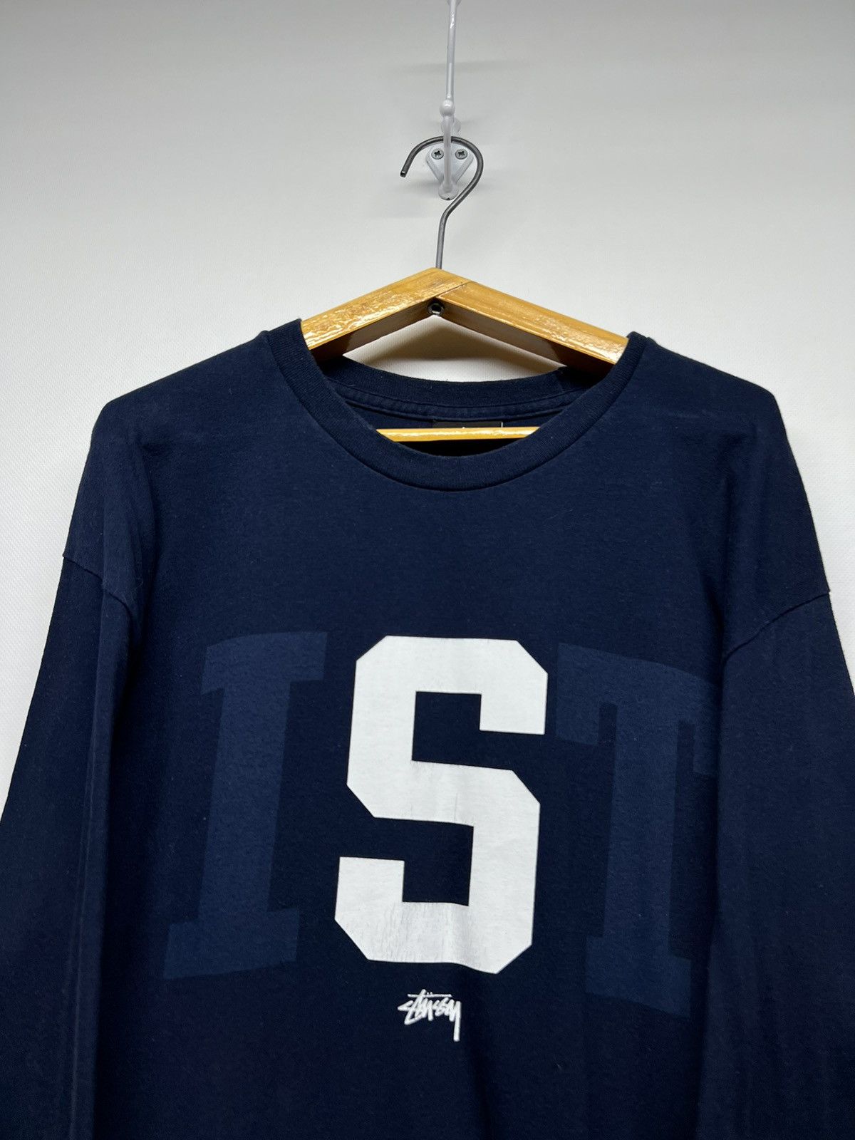 Stussy Vintage Y2k Stussy IST 💙 Big Logo Long Sleeve 00’s Size US M / EU 48-50 / 2 - 1 Thumbnail