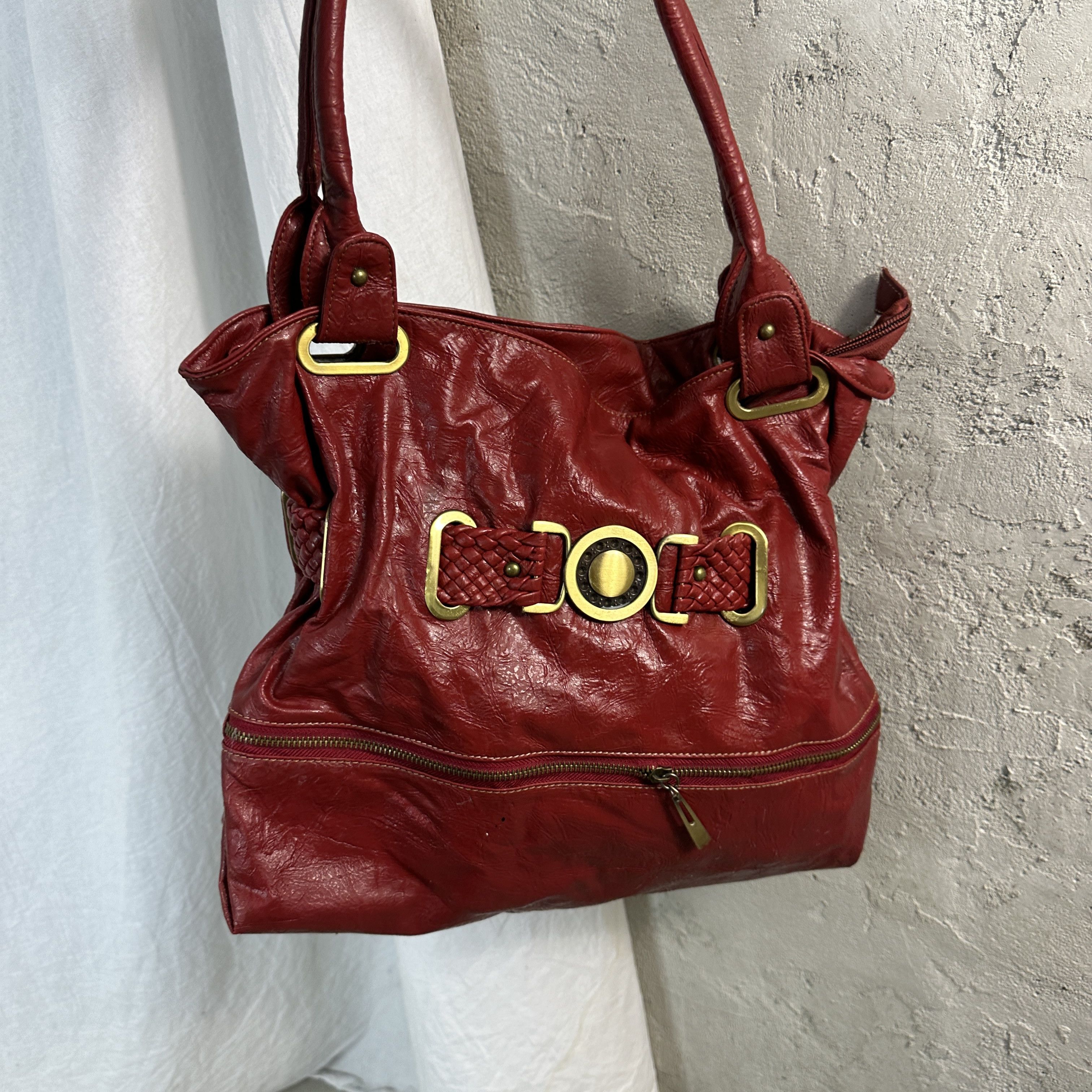 Vintage Vintage Cherry Red Bag Size ONE SIZE - 4 Thumbnail