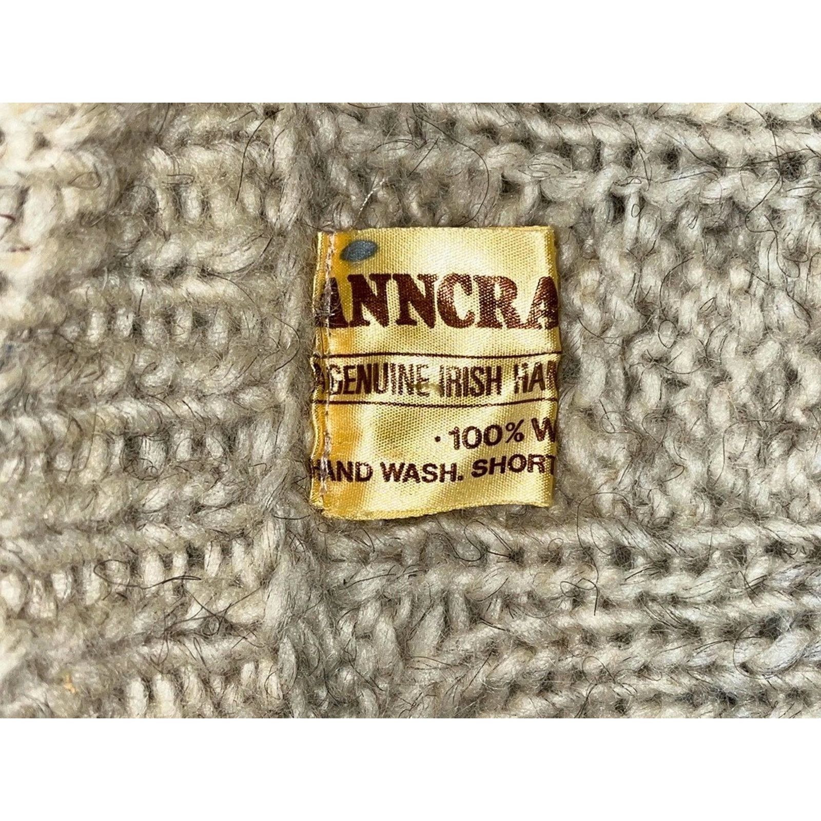 Other Anncraft Donegal Irish Wool Fisherman Sweater L Full Zip Size US L / EU 52-54 / 3 - 7 Thumbnail