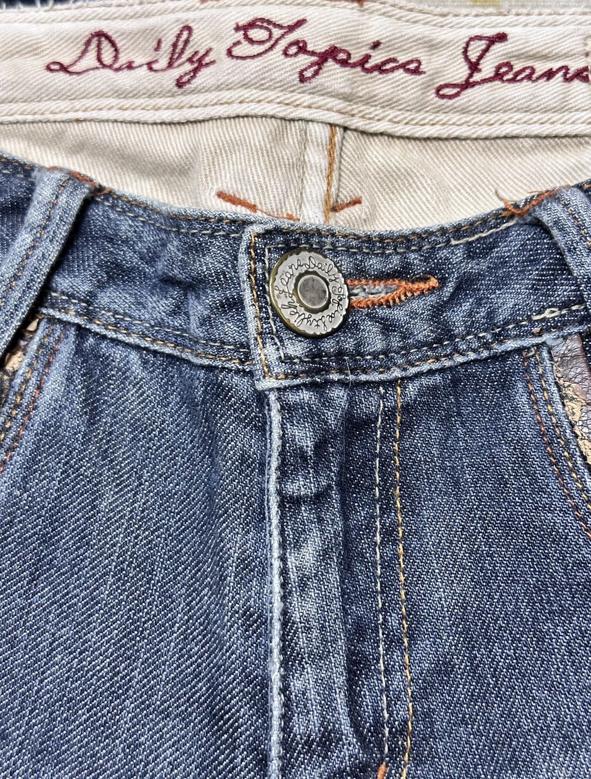 Japanese Brand DJ Jeans With Wideleg Bootcut Style and Faded Wash Size US 28 / EU 44 - 10 Thumbnail
