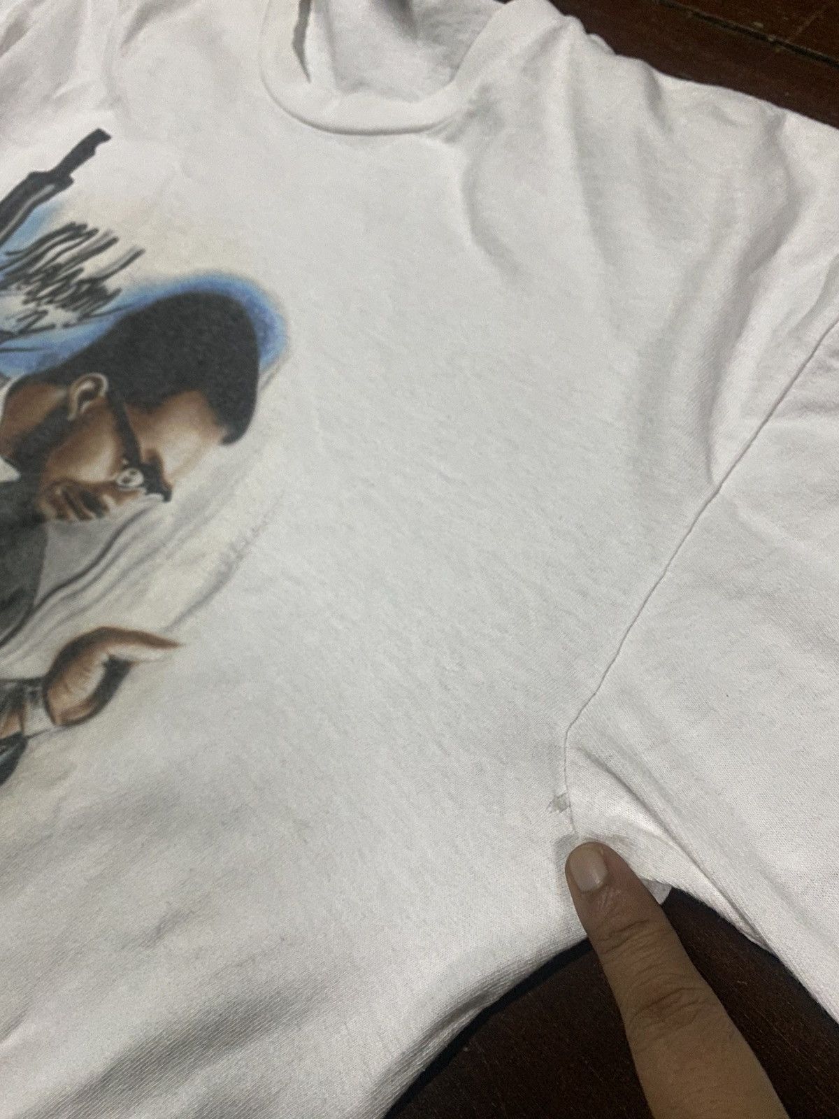Vintage FIRE 🔥 VINTAGE Y2K SUPREME MALCOLM X AIRBRUSH 2003 Size US L / EU 52-54 / 3 - 4 Thumbnail