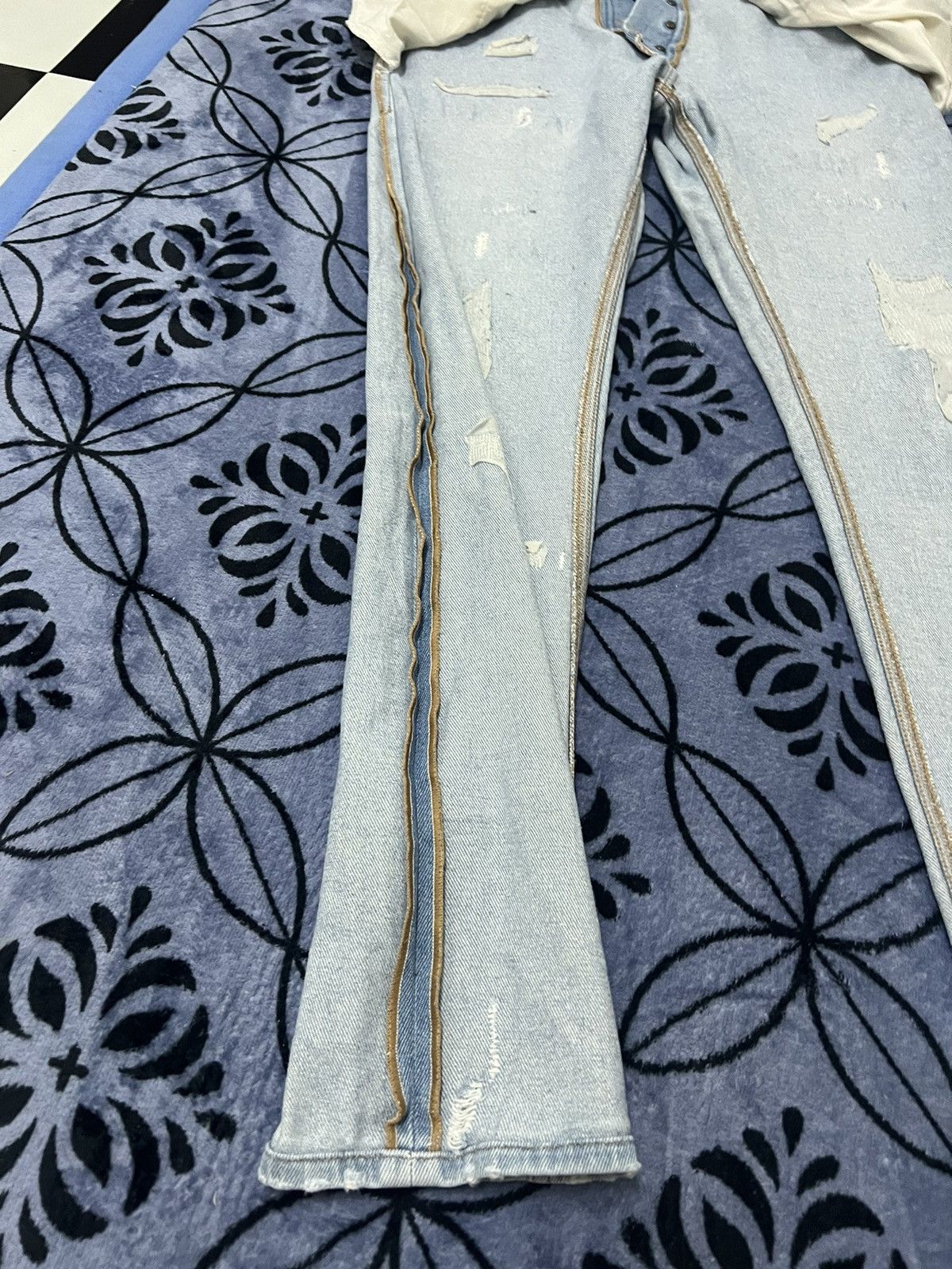 Diesel Diesel Industry - Distressed selvedge jeans Size US 31 - 23 Thumbnail