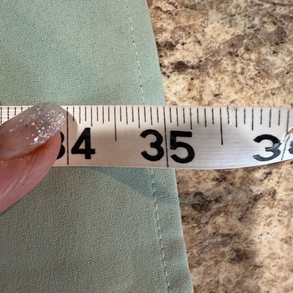 The Unbranded Brand Chic Sage Midi Dress Size L / US 10 / IT 46 - 6 Thumbnail