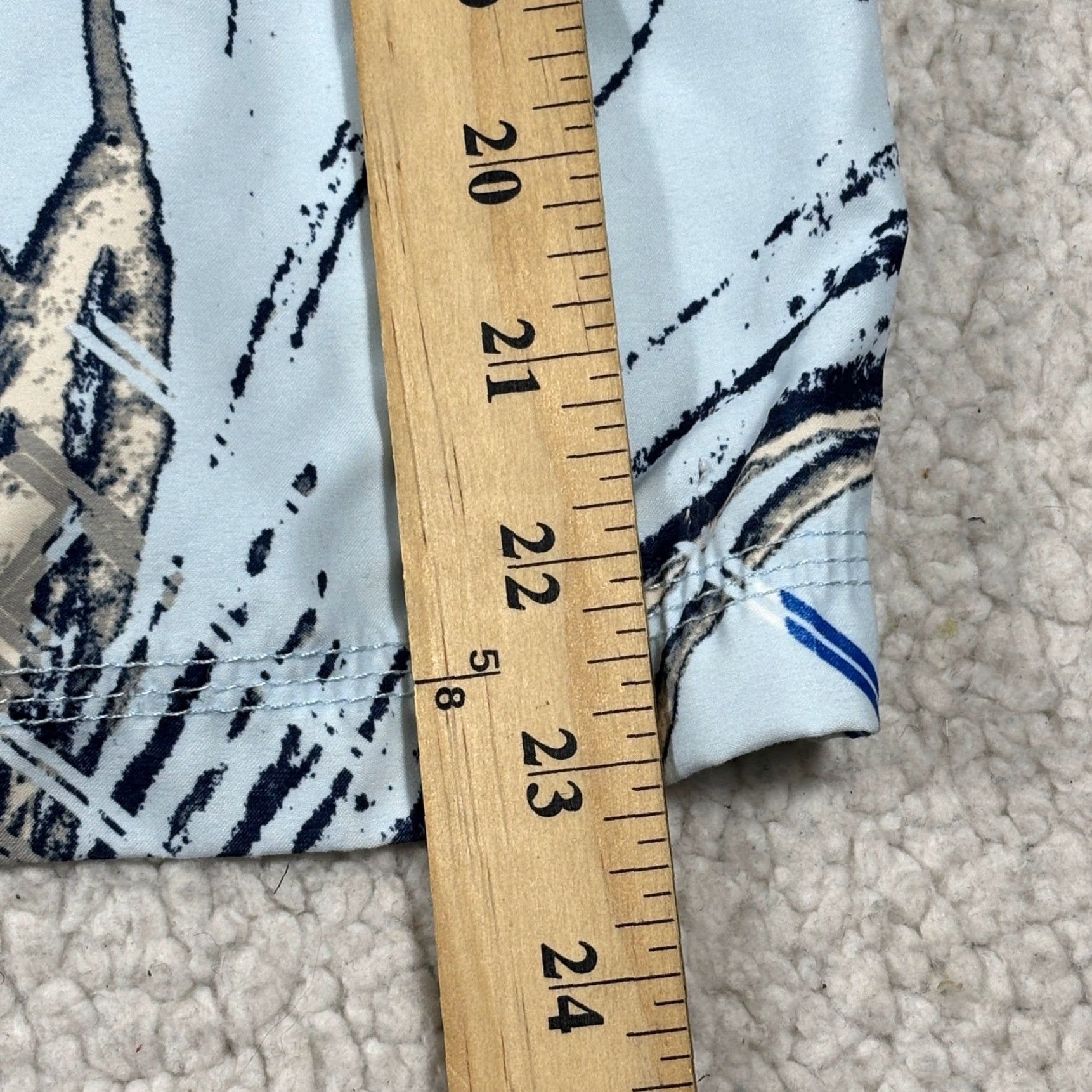 Hurley VINTAGE Hurley Board Shorts Men 36 Blue VTG Floral Y2K 90s Spring 2008 Swim Trunks Beach Tropical Hawaiian Mens Size US 36 / EU 52 - 7 Thumbnail