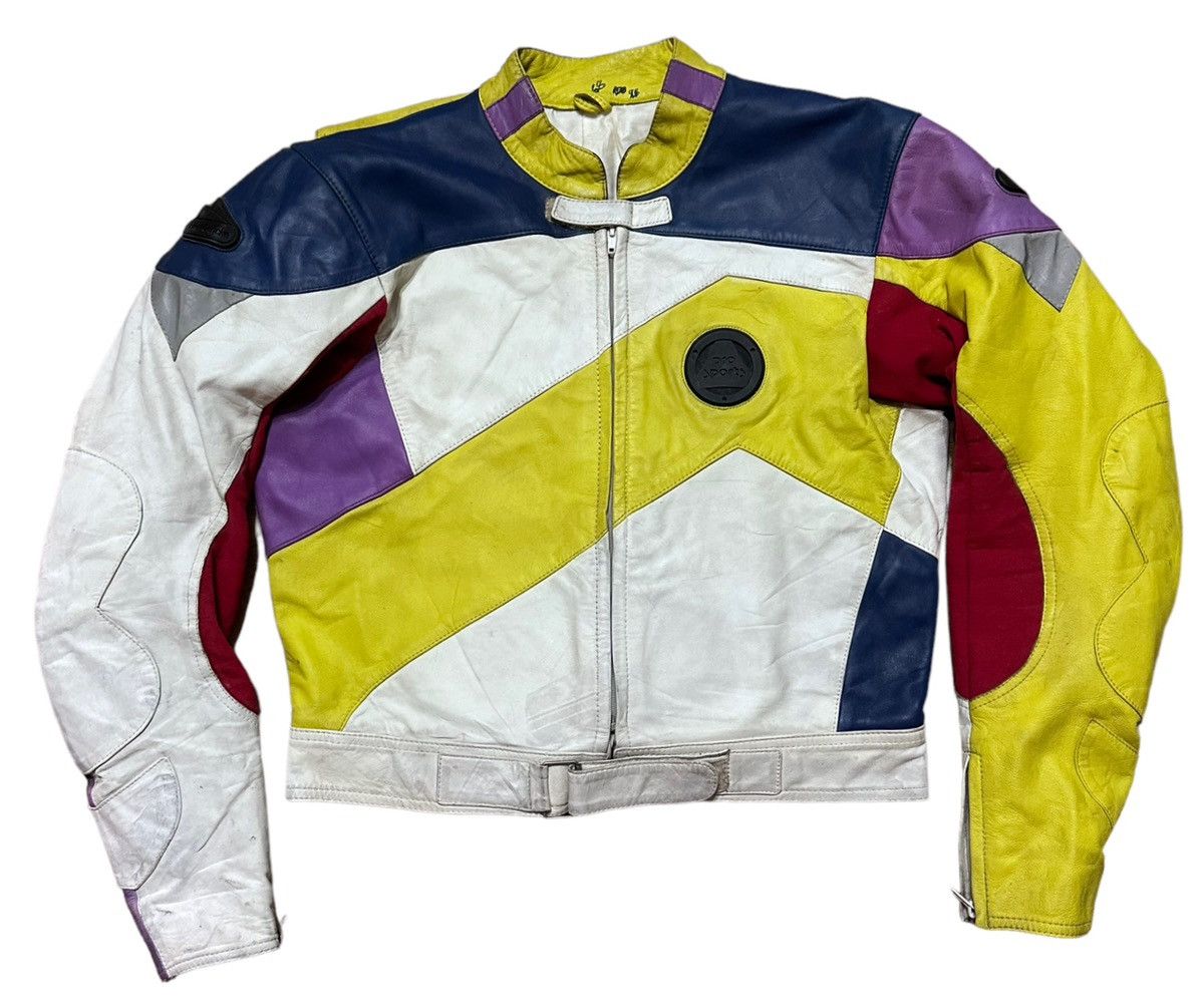 Vintage Pro Racing Hein Gericke Moto Leather Jacket