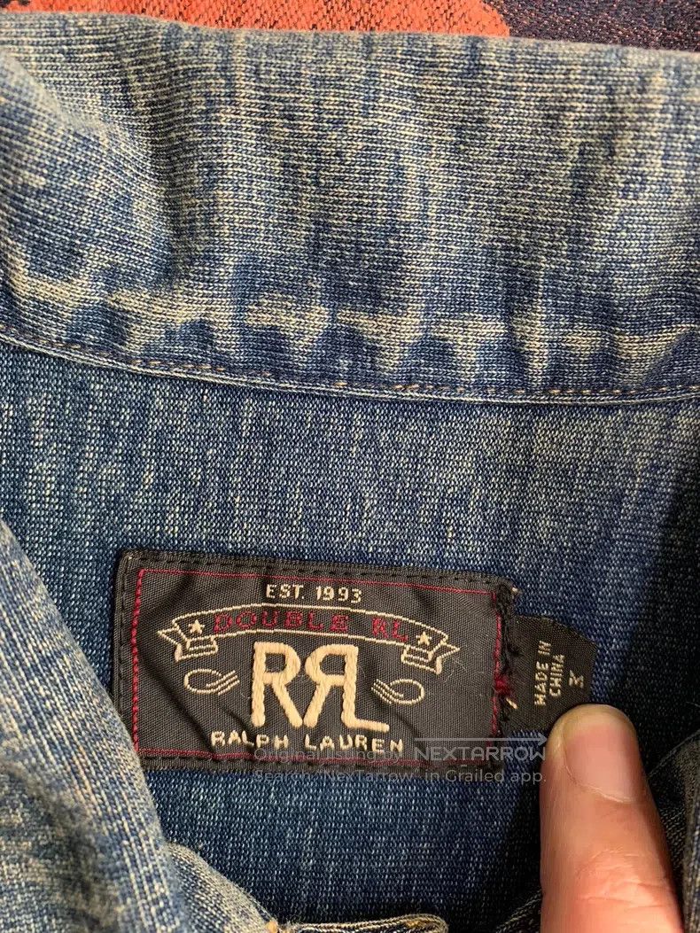 RRL Ralph Lauren RRL Ralph Lauren Indigo cotton ultra soft denim jacket Size US M / EU 48-50 / 2 - 4 Thumbnail