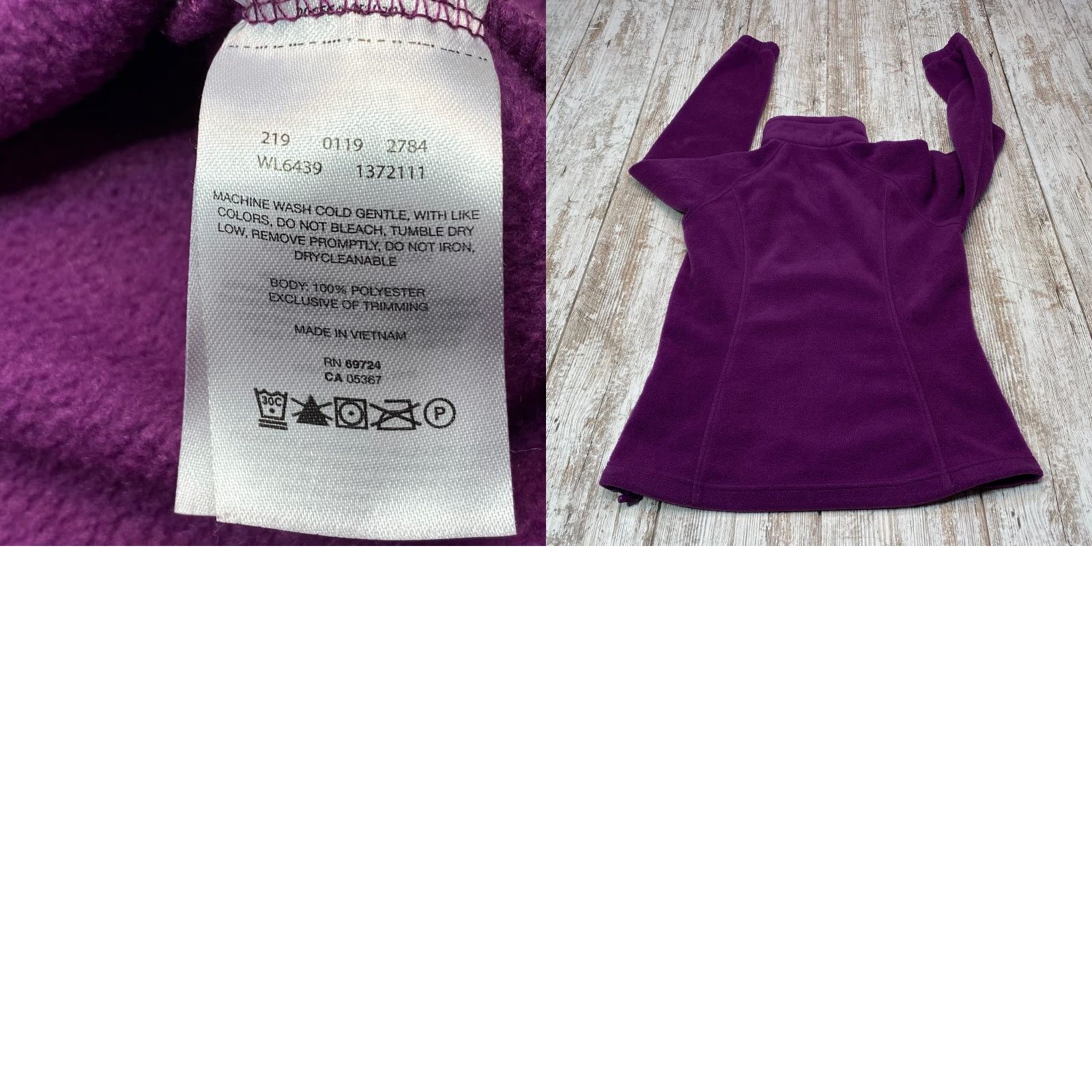 Vintage VINTAGE: No — discard. Columbia Jacket Womens XSmall Plum Fleece Full Zip Up Sweater Sweatshirt 7536 Size XS / US 0-2 / IT 36-38 - 9 Thumbnail