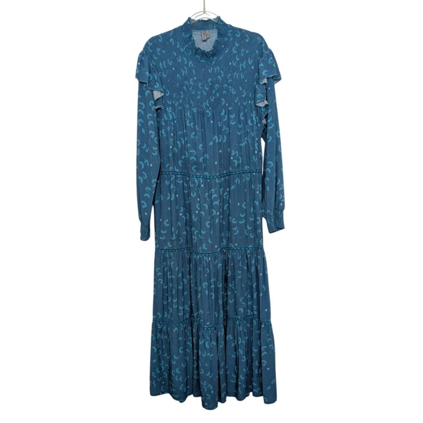 Anthropologie Anthropologie Bl^nk London Laura Tiered Dress Womens Size L Size L / US 10 / IT 46 - 1 Thumbnail