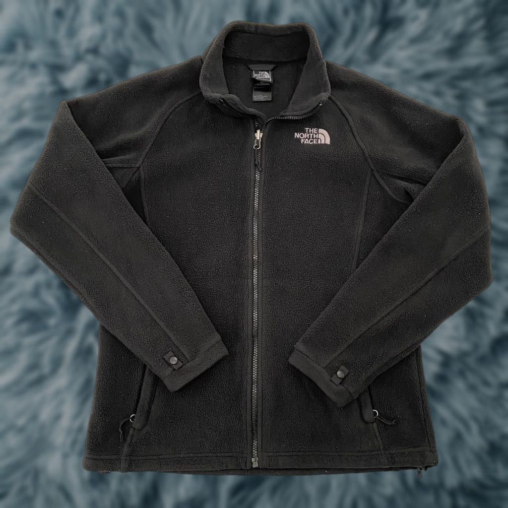 The North Face The North Face Fleece Jacket Womens Medium Black Full Zip Pockets Coat Jacket Casual Travel Outdoor Regula r Women Size M / US 6-8 / IT 42-44 - 1 Thumbnail