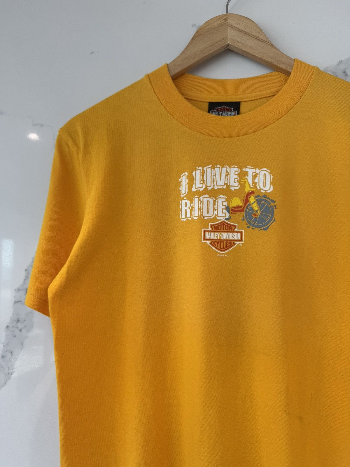 Harley Davidson 2009 Harley Davidson I Live To Ride T Shirt Size US S / EU 44-46 / 1 - 5 Thumbnail
