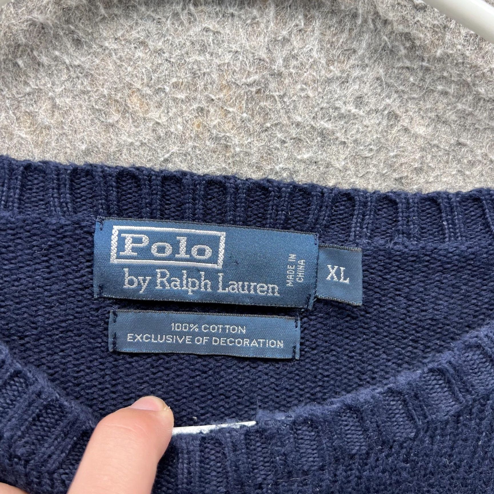 Polo Ralph Lauren Polo Ralph Lauren Sweater Mens XL Blue Cotton Crewneck Pullover Pony Vintage 90s Shirt Mens XL Blue Cotton Knit Pullover Polo Pony Logo Vintage 90s Size US XL / EU 56 / 4 - 2 Thumbnail