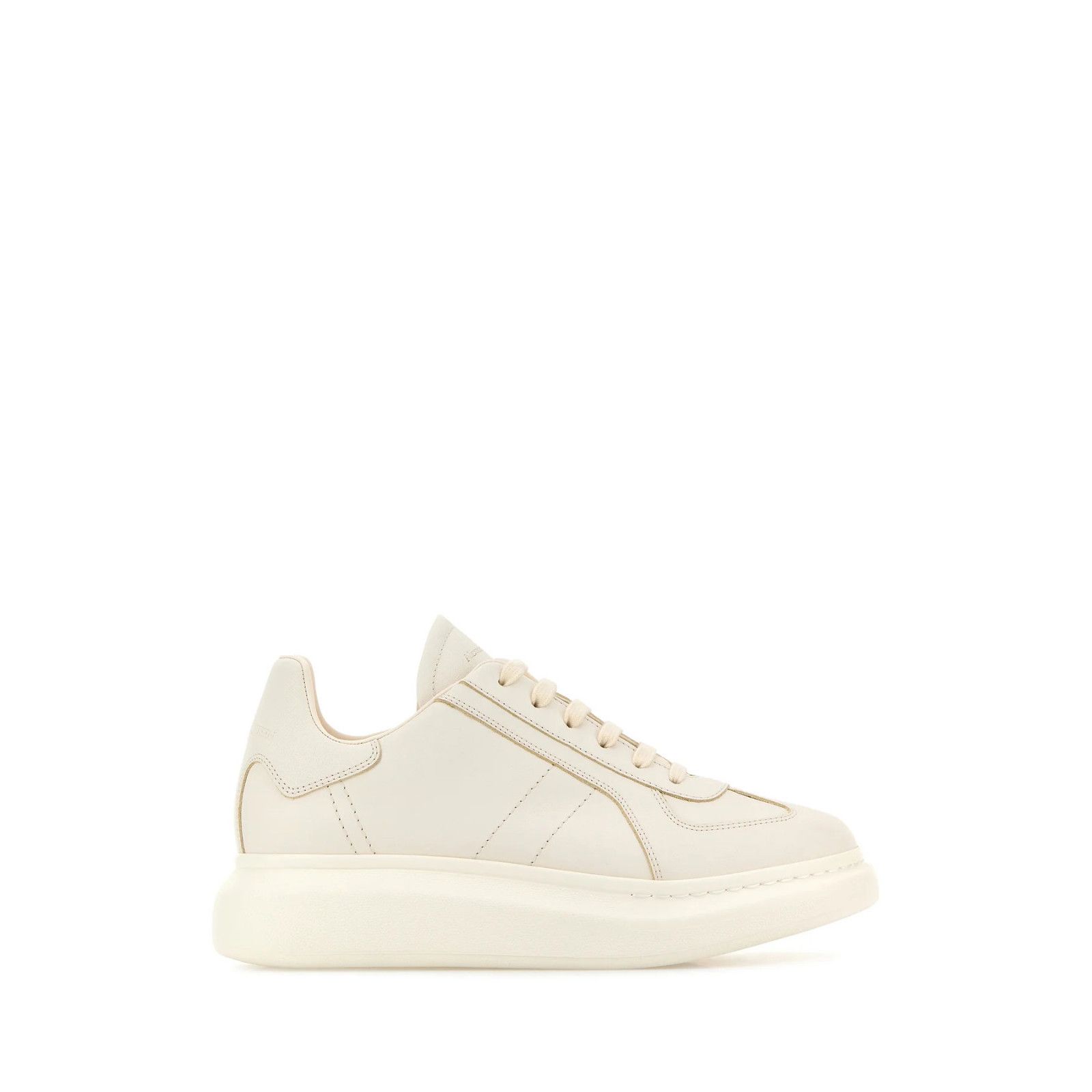 ALEXANDER MCQUEEN White leather sneakers New (Men's size:12;
