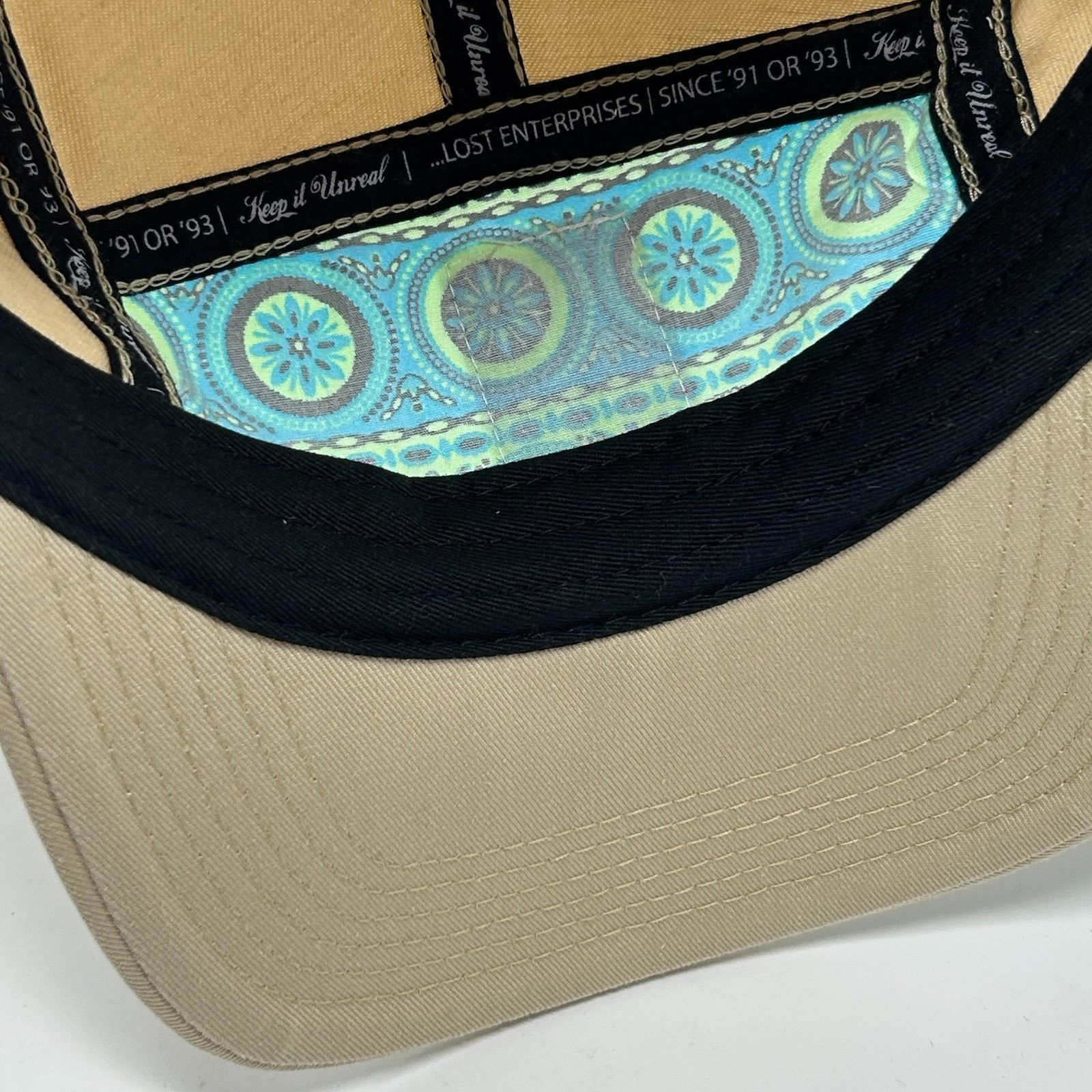 Other Lost Enterprises Camp Hat Baseball Cap 5 Panel Beige Size ONE SIZE - 5 Thumbnail