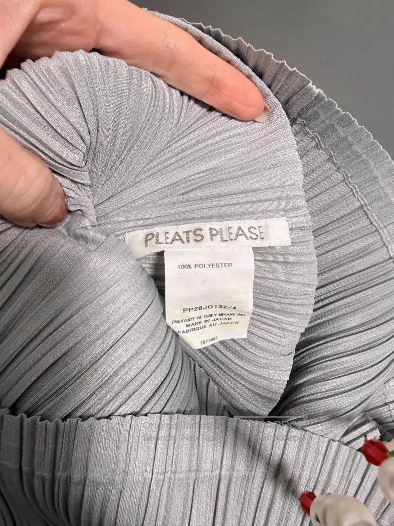 Issey Miyake Issey Miyake Light Gray Cardigan Size XL / US 12-14 / IT 48-50 - 4 Thumbnail