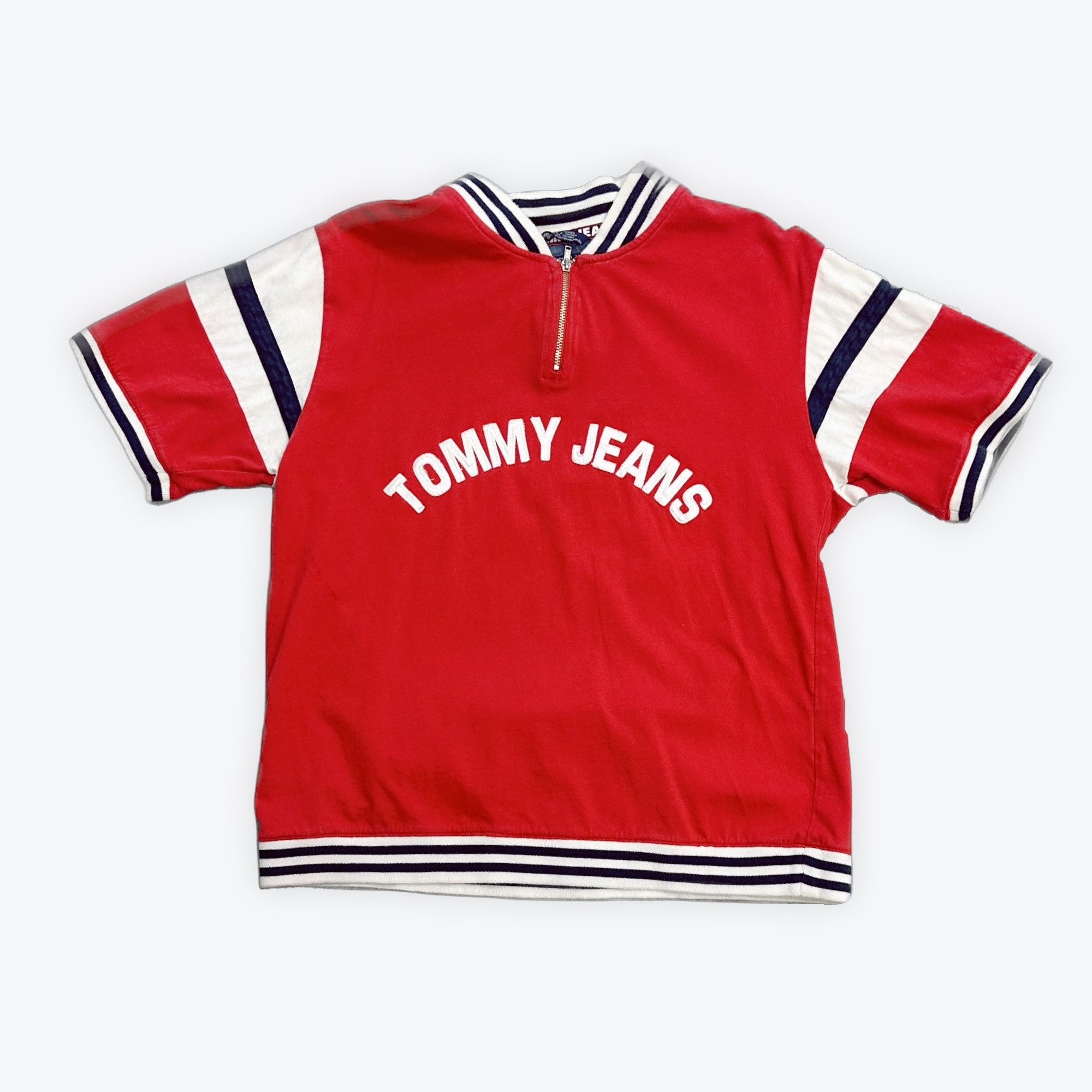 Tommy Jeans M l Y2K Tommy Jeans Half Zip T Size US M / EU 48-50 / 2 - 1 Thumbnail