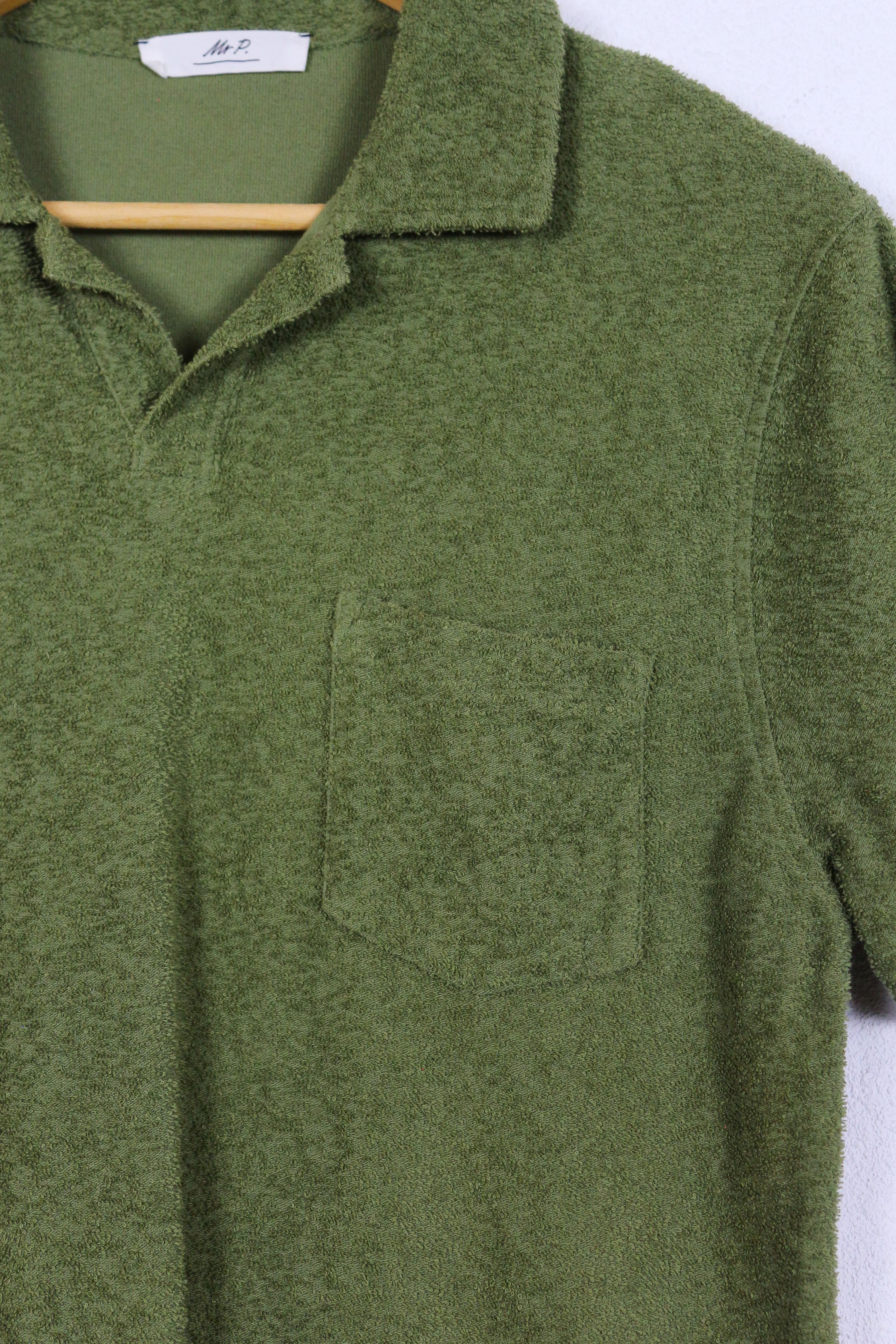 Mr P. Mr. P Organic Cotton Terry Towelling Polo Shirt Golf Size US M / EU 48-50 / 2 - 2 Thumbnail