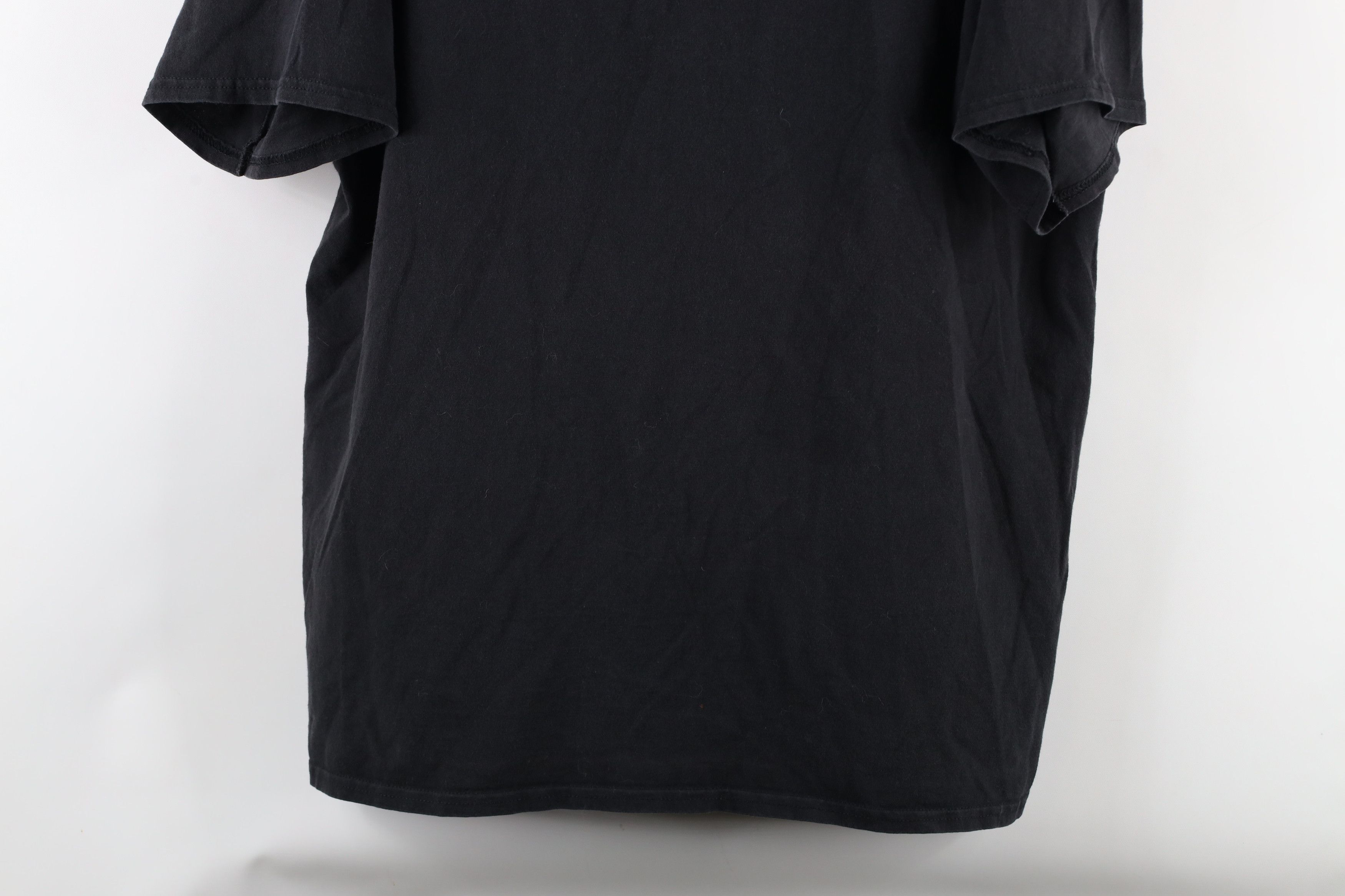 Vintage Vintage Streetwear Blank Short Sleeve T-Shirt Black Cotton Size US XL / EU 56 / 4 - 3 Thumbnail