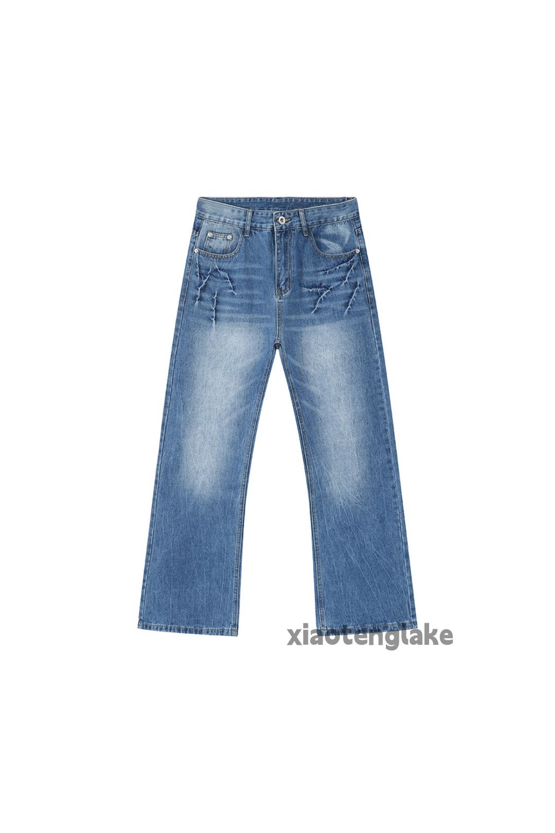 Jean zx vintage washed faded distressed punk yuppie jeans Size US 28 / EU 44 - 10 Thumbnail