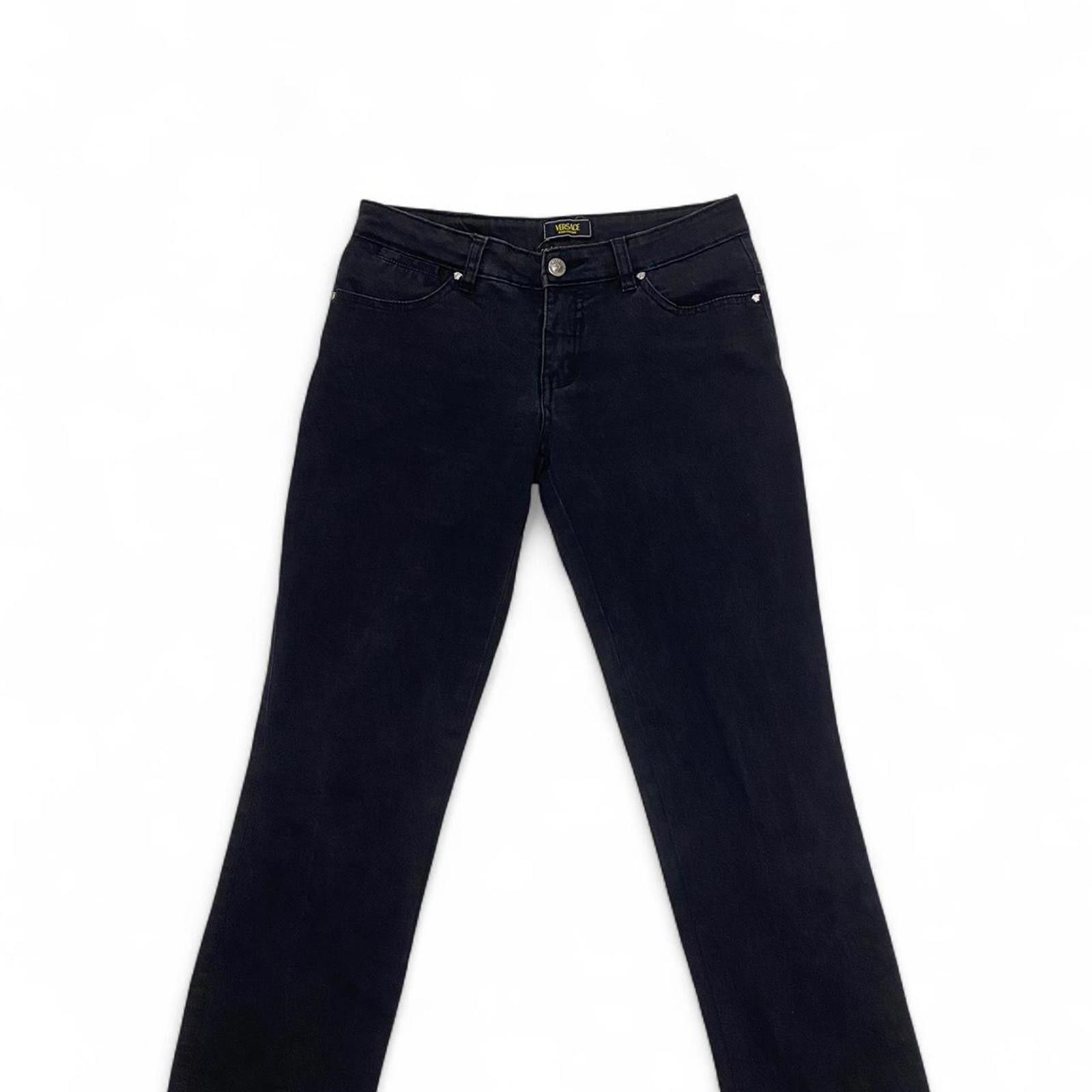 Versace Jeans Couture Versace Jeans Couture Black Studded Women's Jeans Size 30" / US 8 / IT 44 - 2 Thumbnail