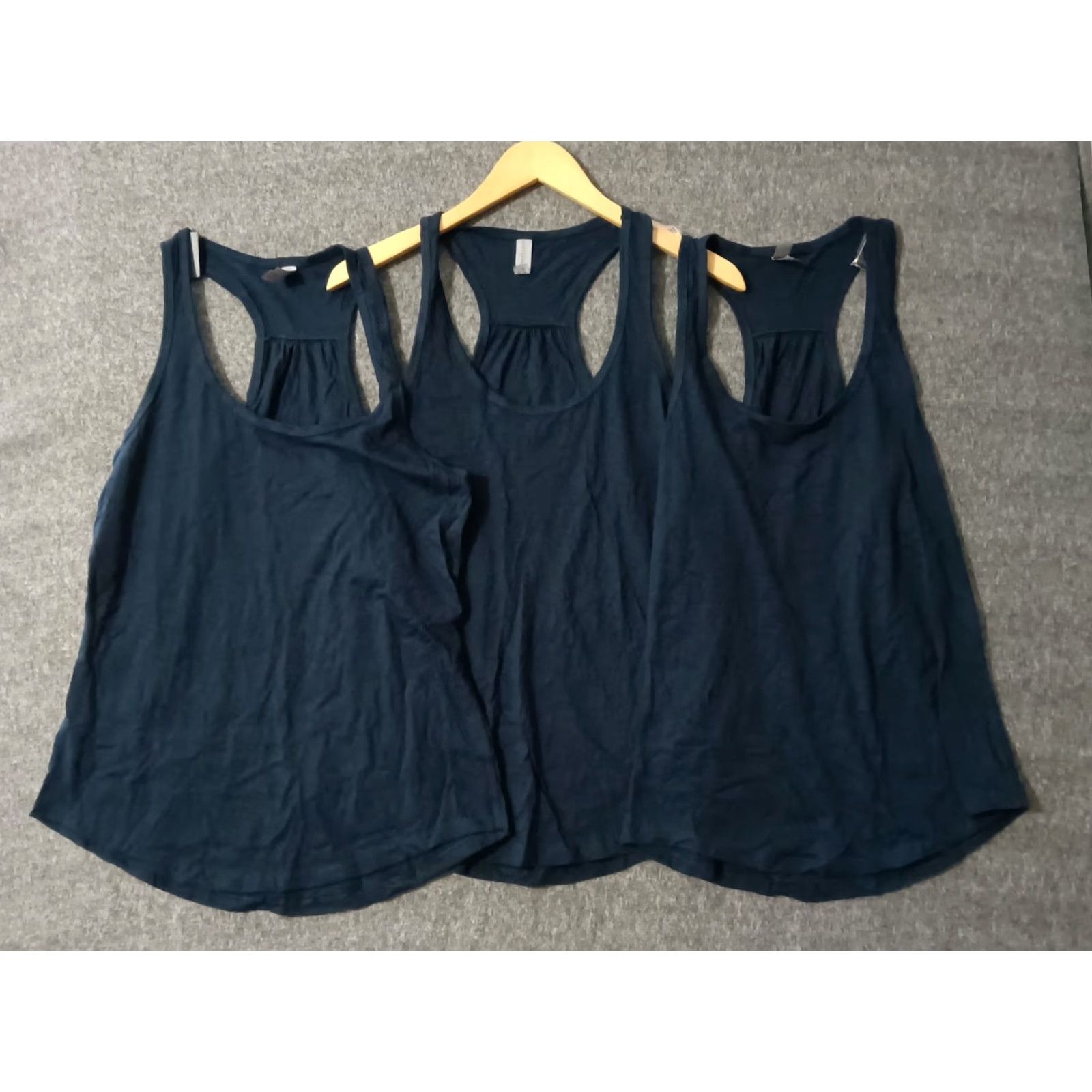 Next Level Next Level Women's Racerback Tank Top Shirt Blue Pack of 3 Size M Size M / US 6-8 / IT 42-44 - 2 Thumbnail