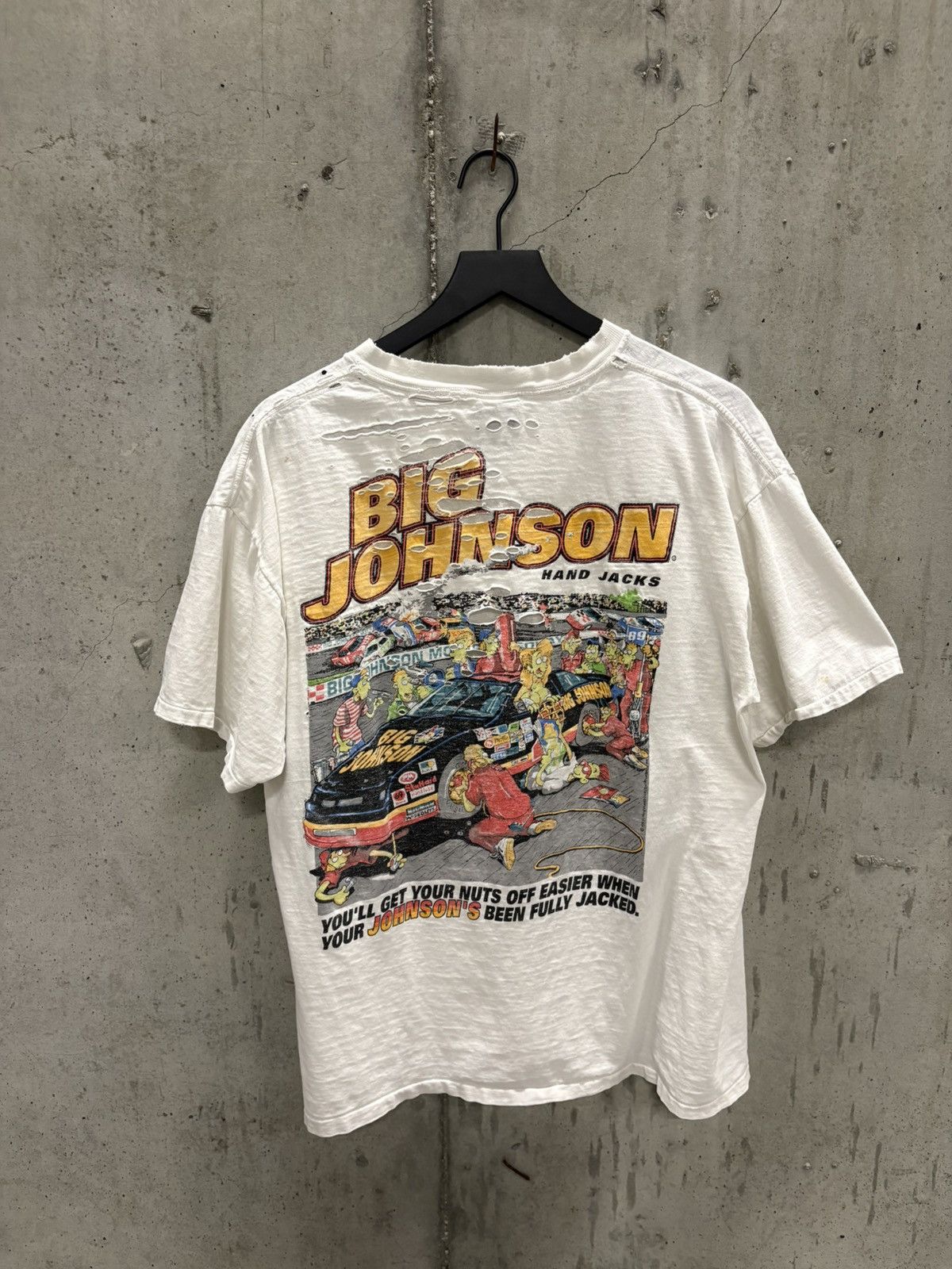 Vintage Vintage Big Johnson Shirt Thrashed Faded Grunge Band Size US XL / EU 56 / 4 - 5 Thumbnail