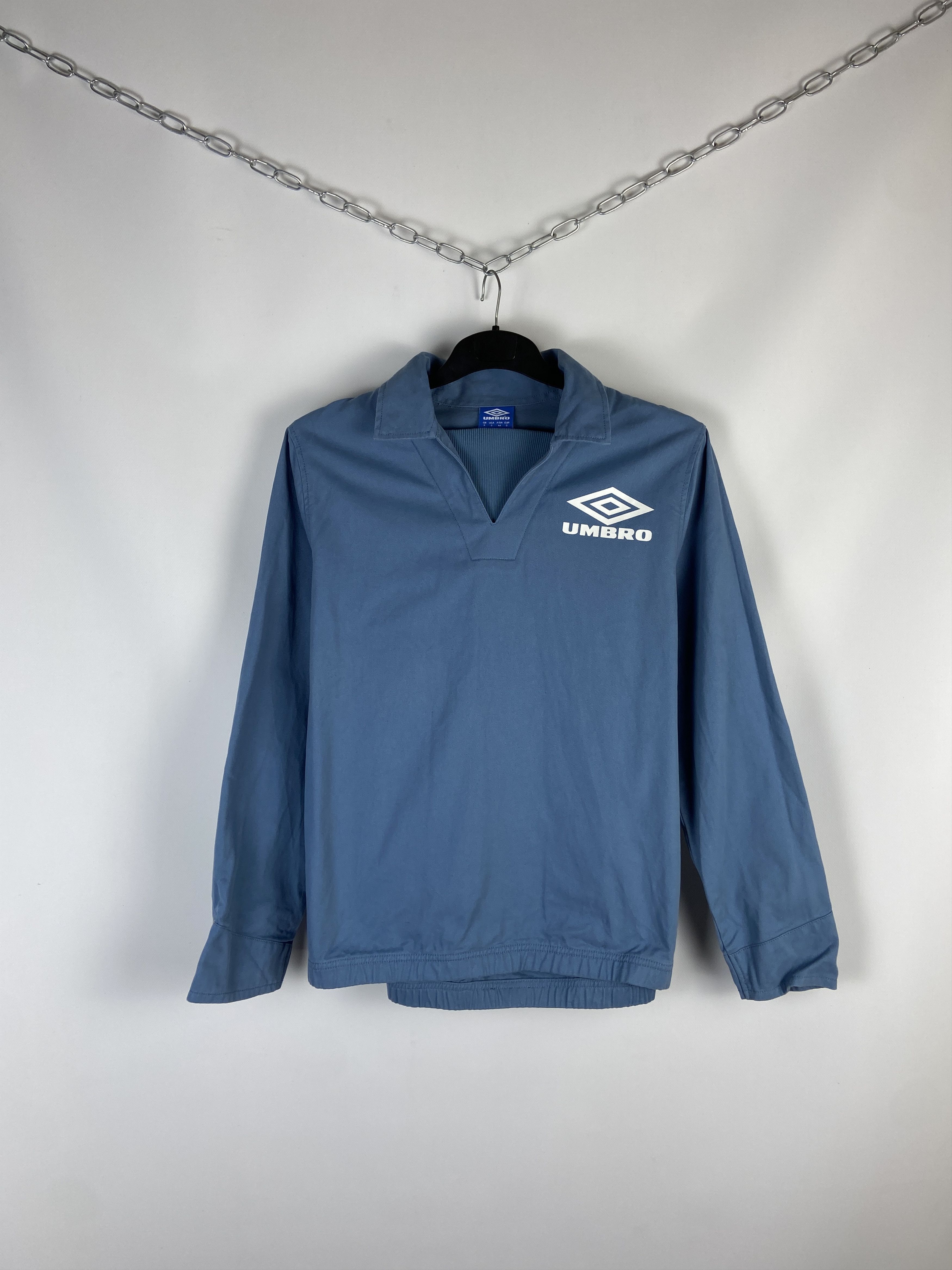 Pre-owned Umbro X Vintage 90's Umbro Training Pullover Jacket Long Sleeve In Blue