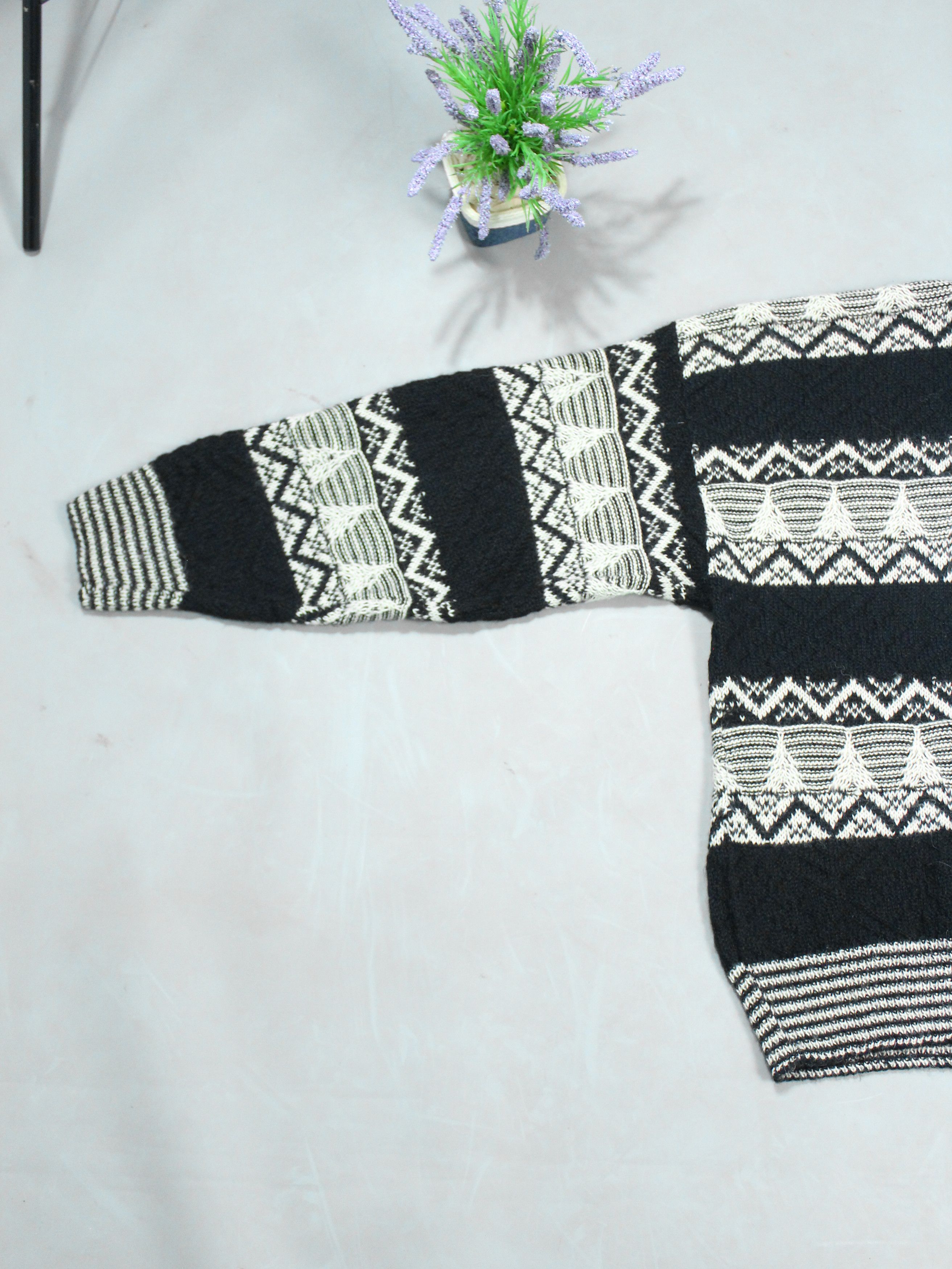 Inis Meain INIS MEAIN ALPACA WOOL KNIT SWEATER Size US L / EU 52-54 / 3 - 5 Thumbnail