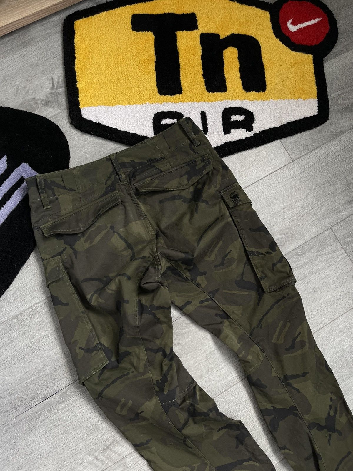 G-Star × Vintage G-Star Raw Cargo Pants Streetwear Japanese Brand Camo Size US 29 - 8 Thumbnail