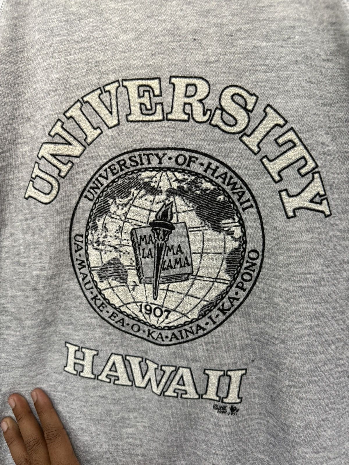 Vintage 🔥 Vintage 90's University of Hawaii Sweatshirt - L Size US M / EU 48-50 / 2 - 4 Thumbnail