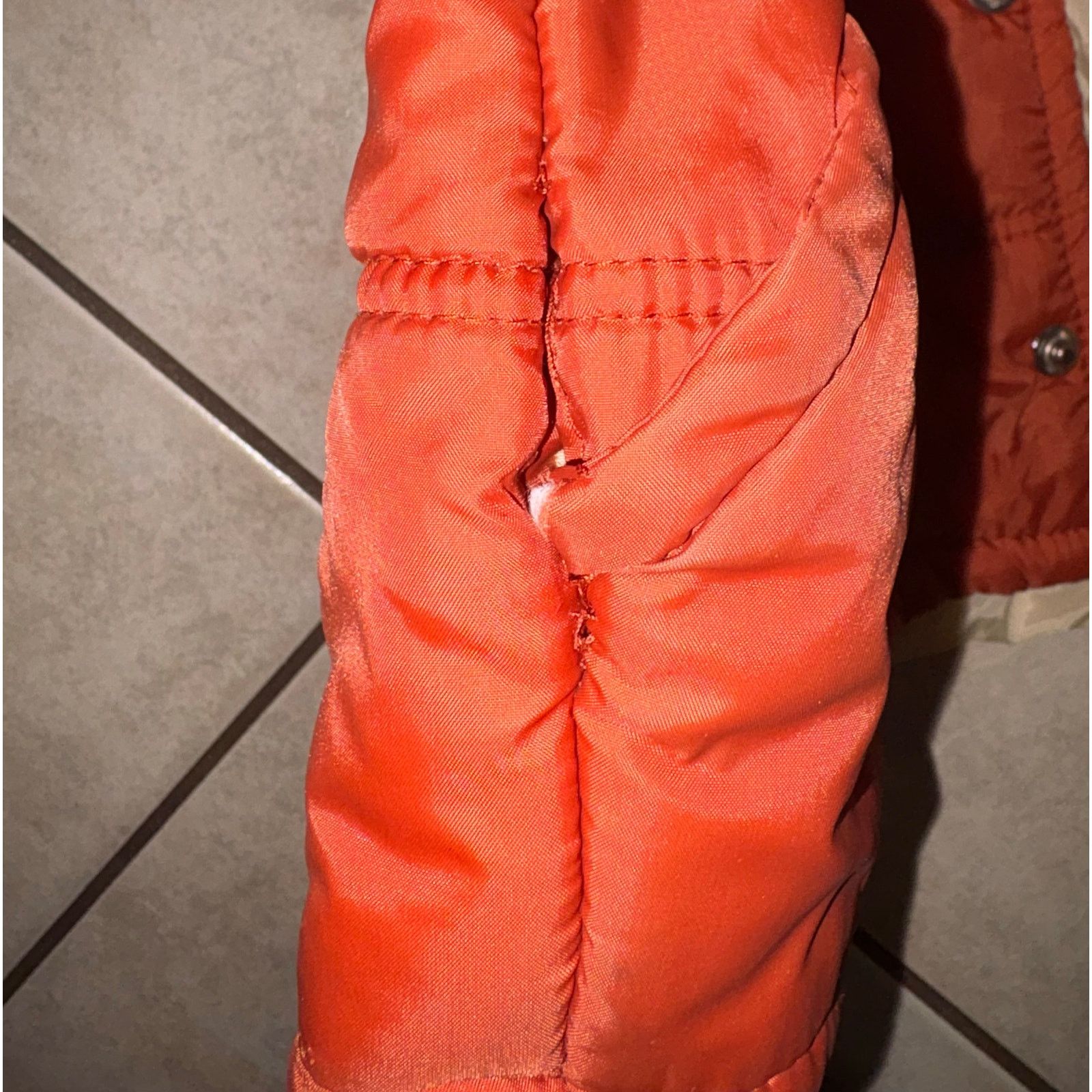 Vintage Vintage Alpine Ski Medium orange puffer Vest Size US M / EU 48-50 / 2 - 7 Thumbnail