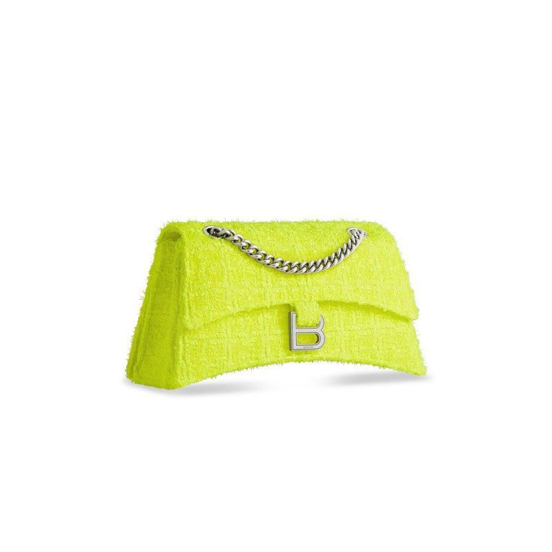 Balenciaga o1bcso1str0625 Size: OS / Crush Small Chain Bag in Tweed Size ONE SIZE - 2 Thumbnail