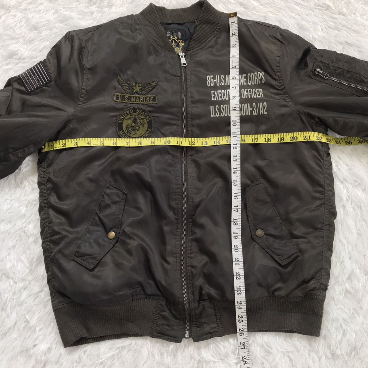 Japanese Brand Spinalh bomber style jacket military Size US M / EU 48-50 / 2 - 8 Thumbnail